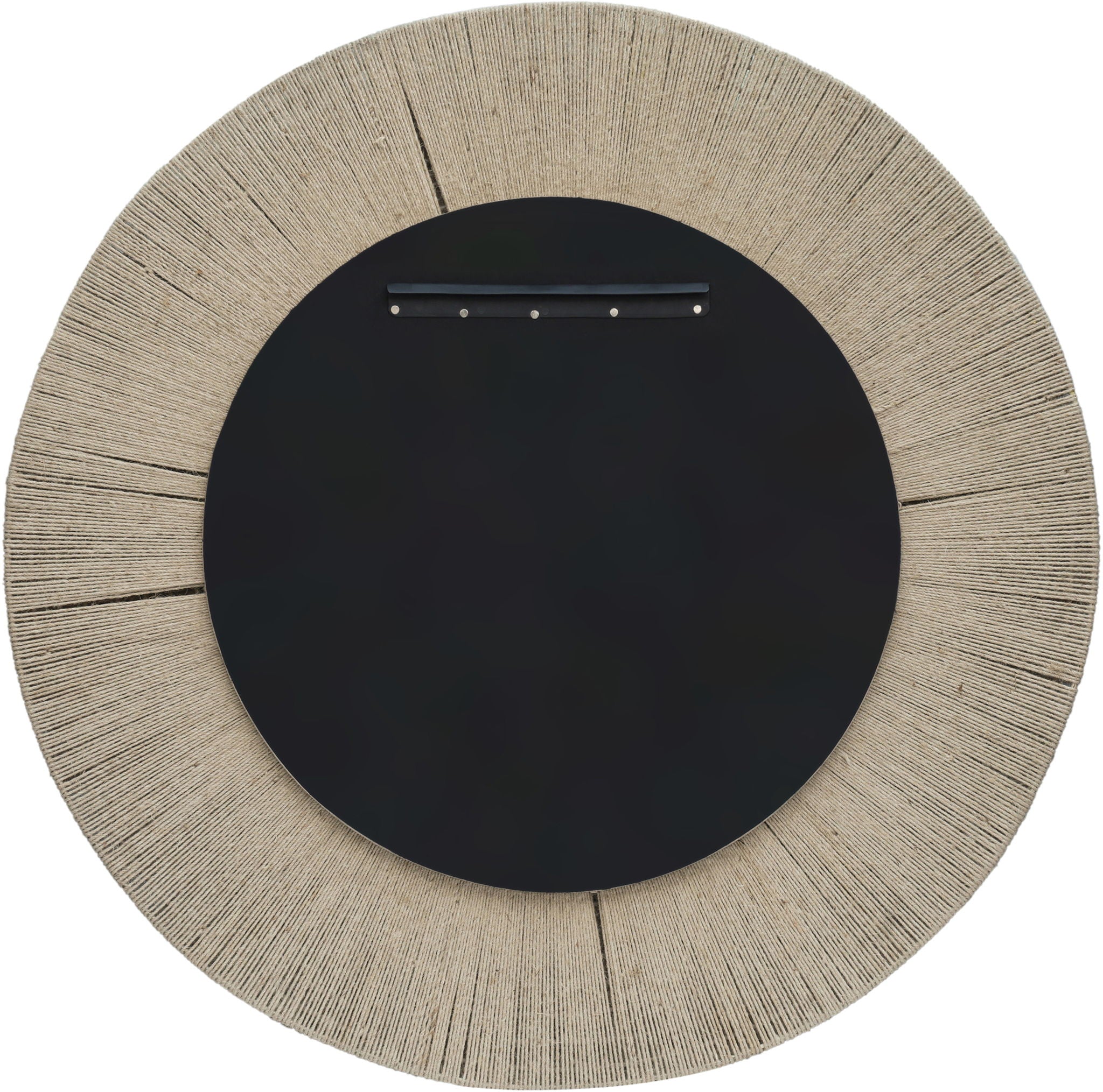 Meadow - Round Jute Rope Framed Mirror