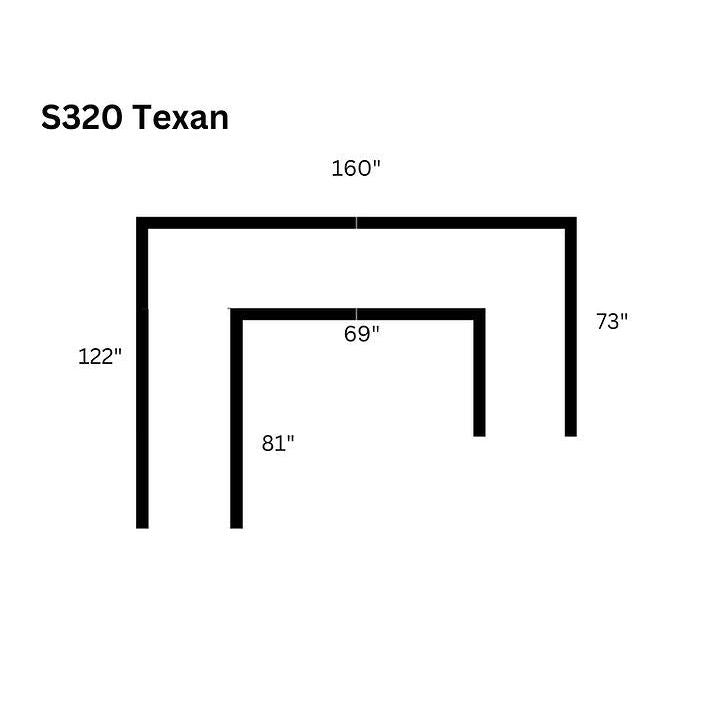 Texan Oversized Sectional — Extended Chaise
