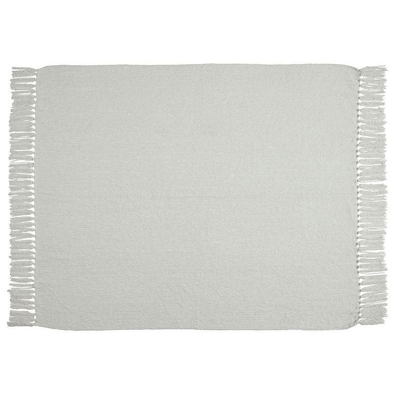 Tamish Woven Throw Blanket with Fringe, 2 Colors
