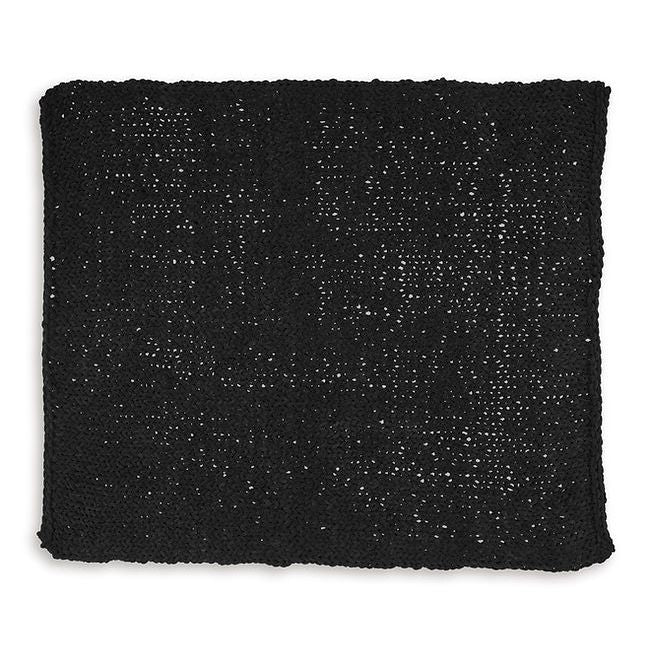 Chaddon Hand-Knitted Chenille Throw Blanket, 2 Colors