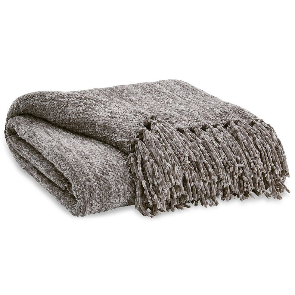 Tamish Woven Throw Blanket with Fringe, 2 Colors