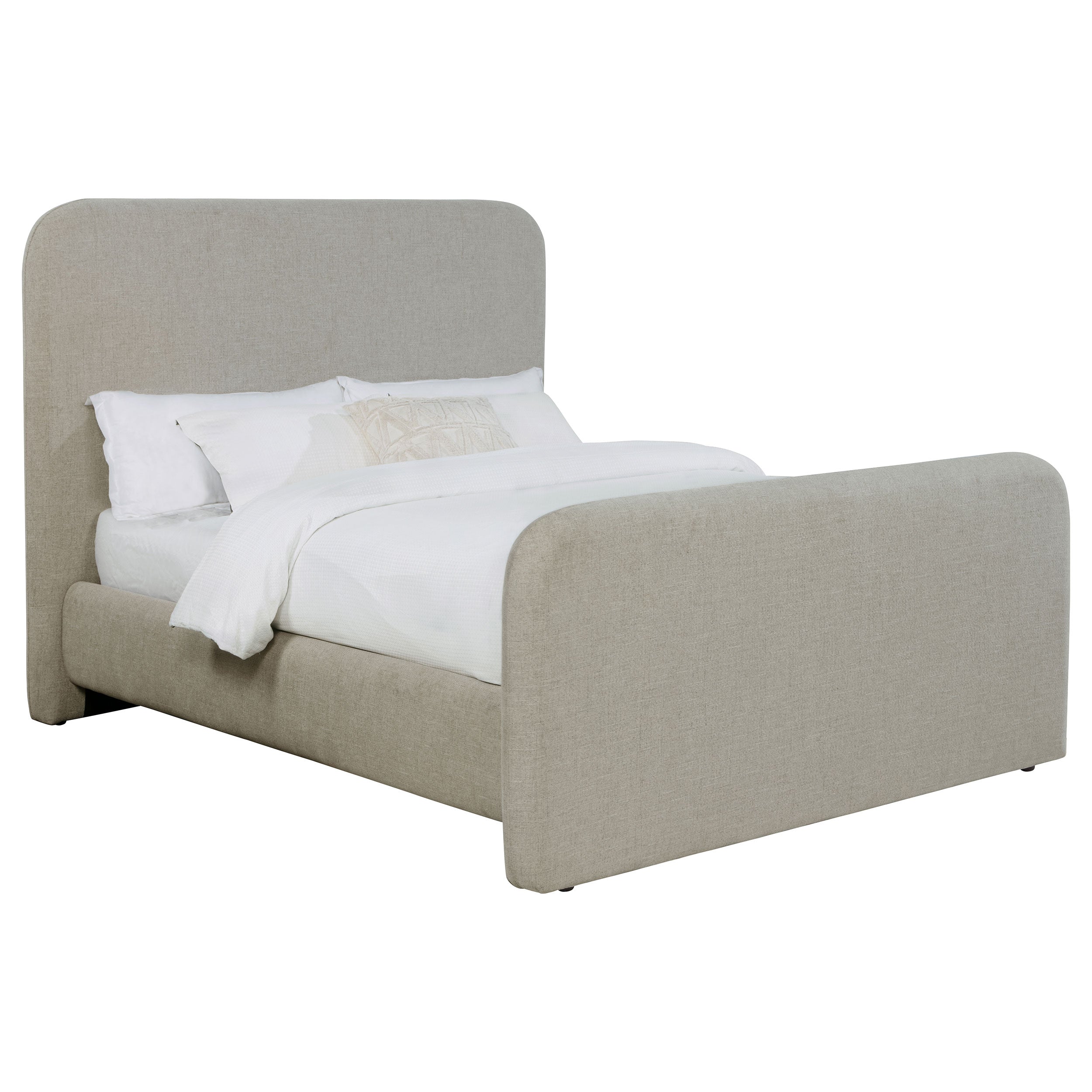 Wren Upholstered Panel Bed Grey