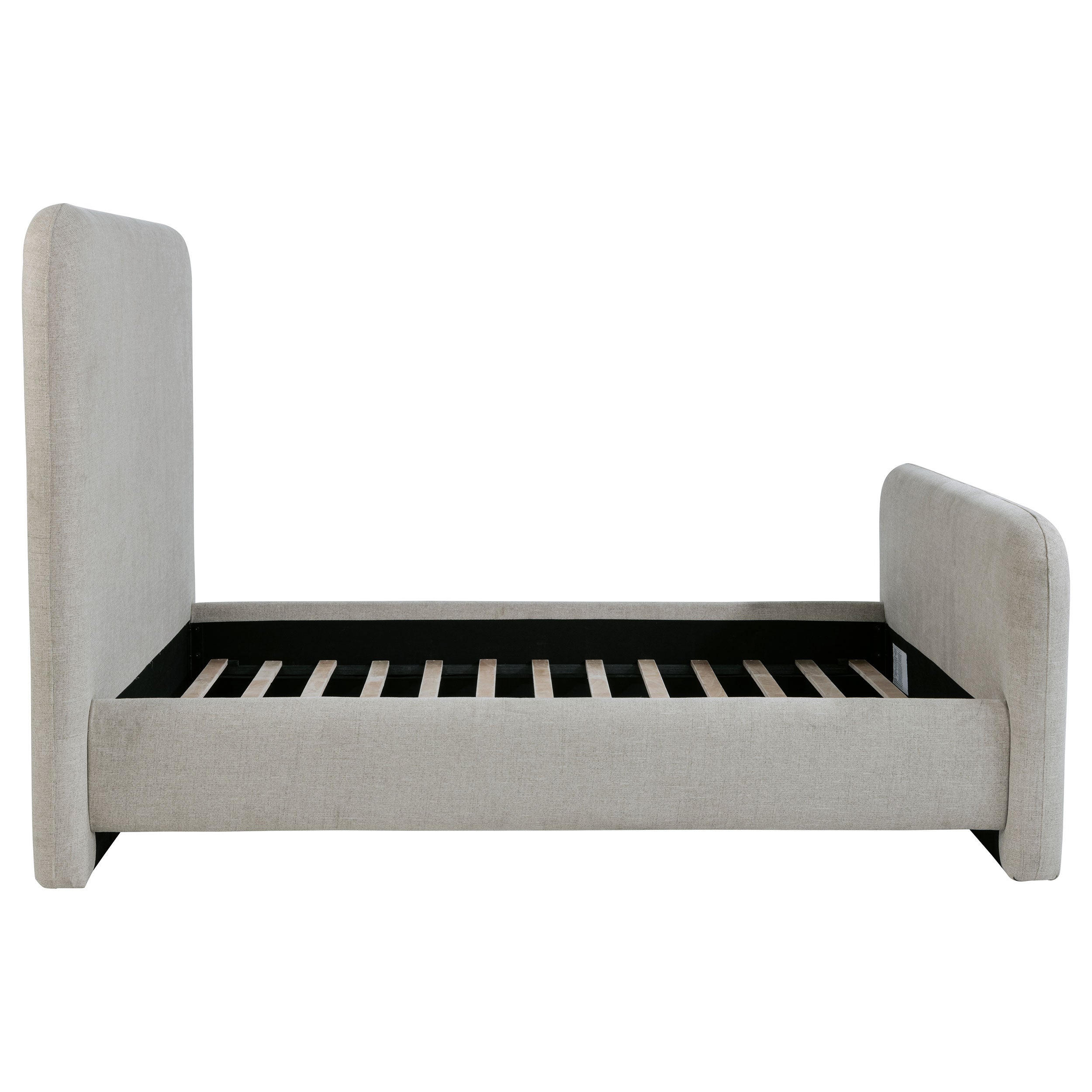 Wren Upholstered Panel Bed Grey