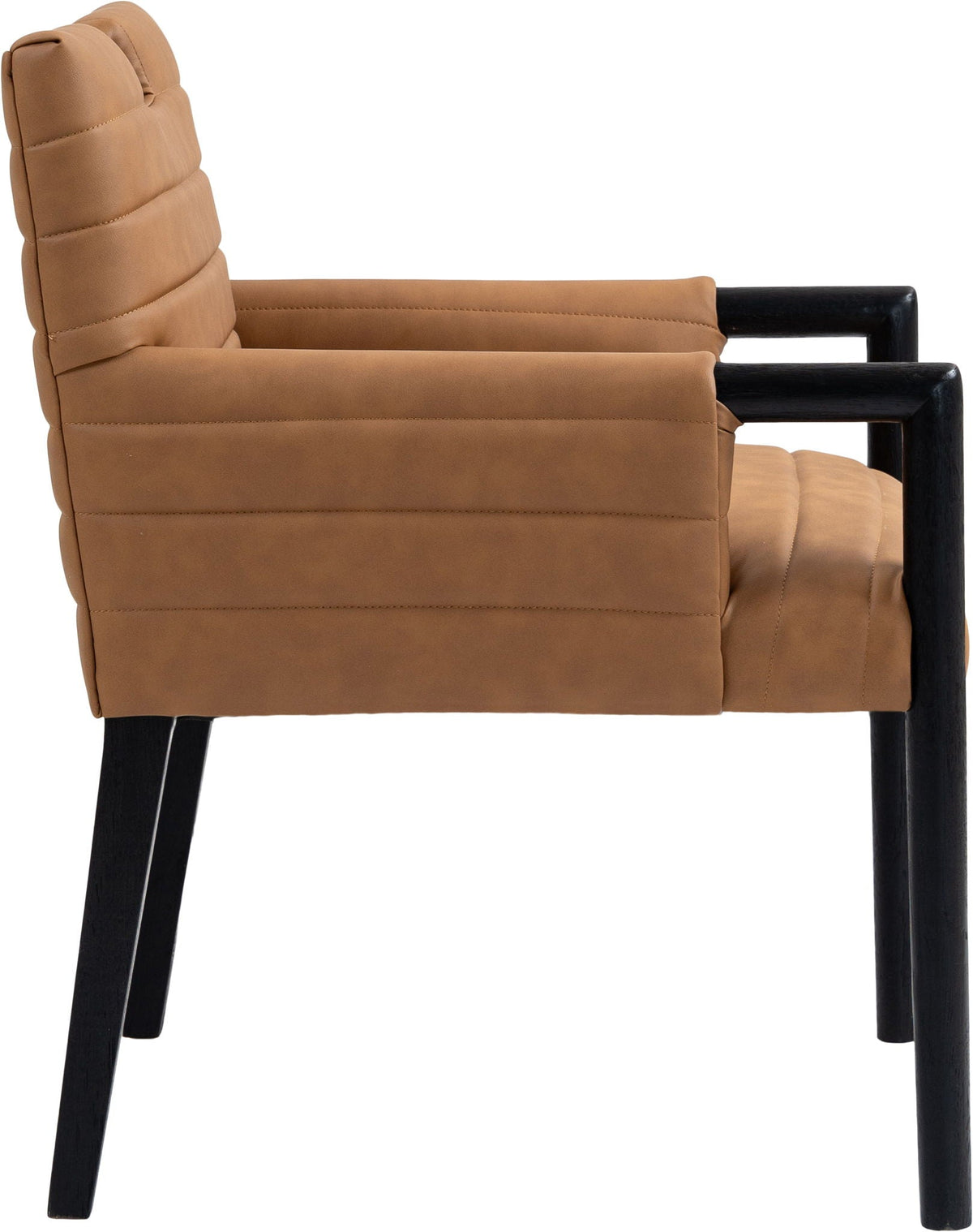 Aimee - Dining Arm Chair with Black Legs