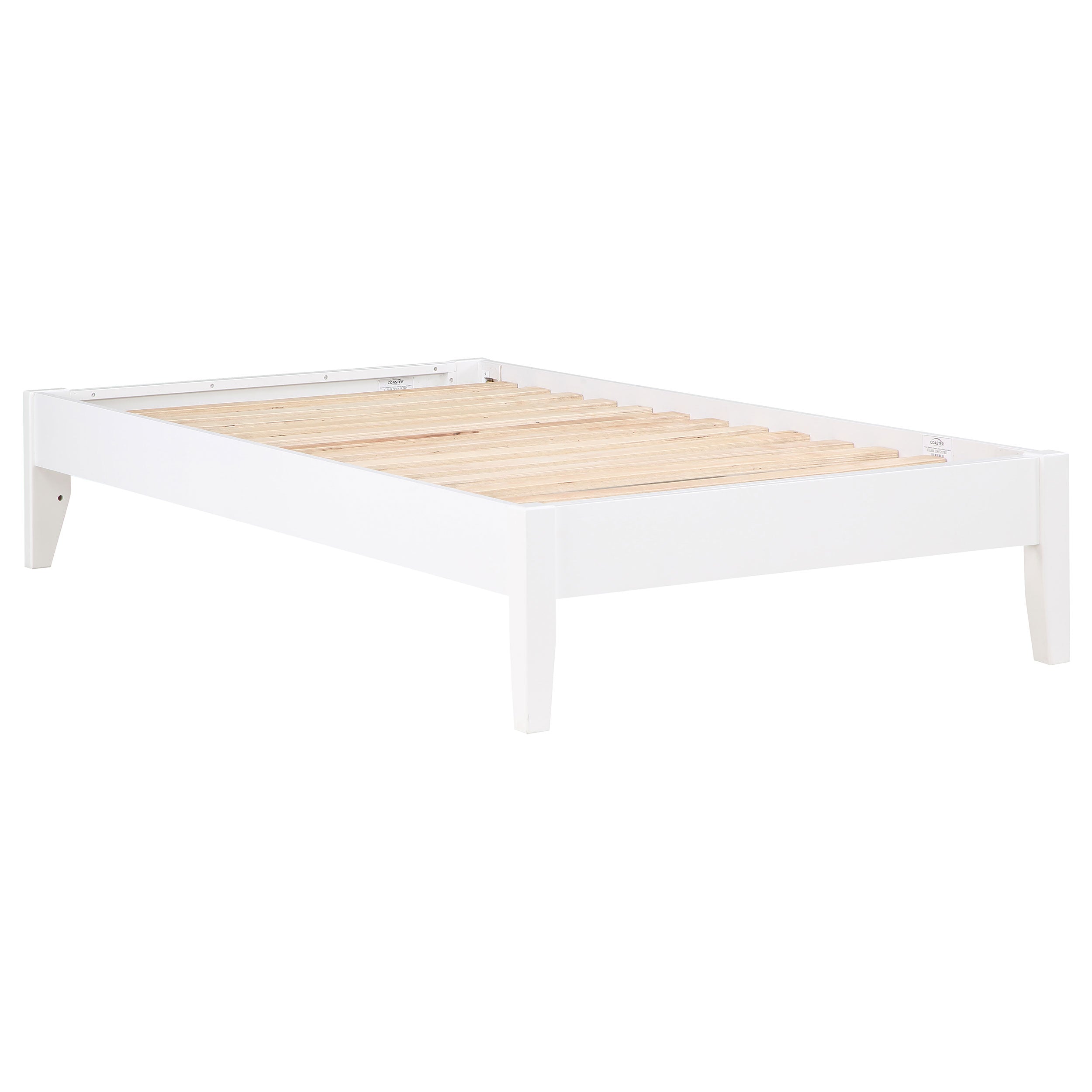 Hounslow Platform Bed White