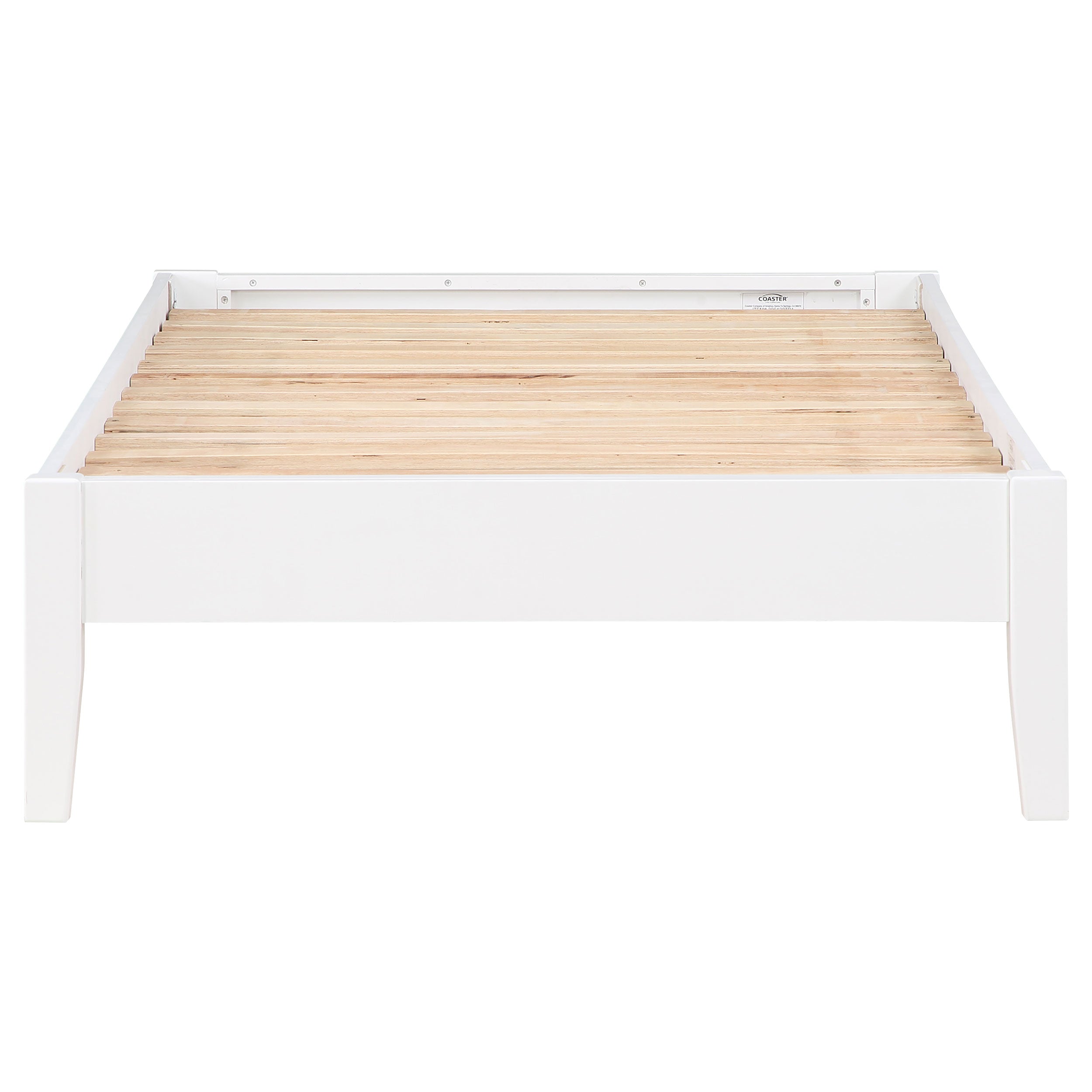 Hounslow Platform Bed White