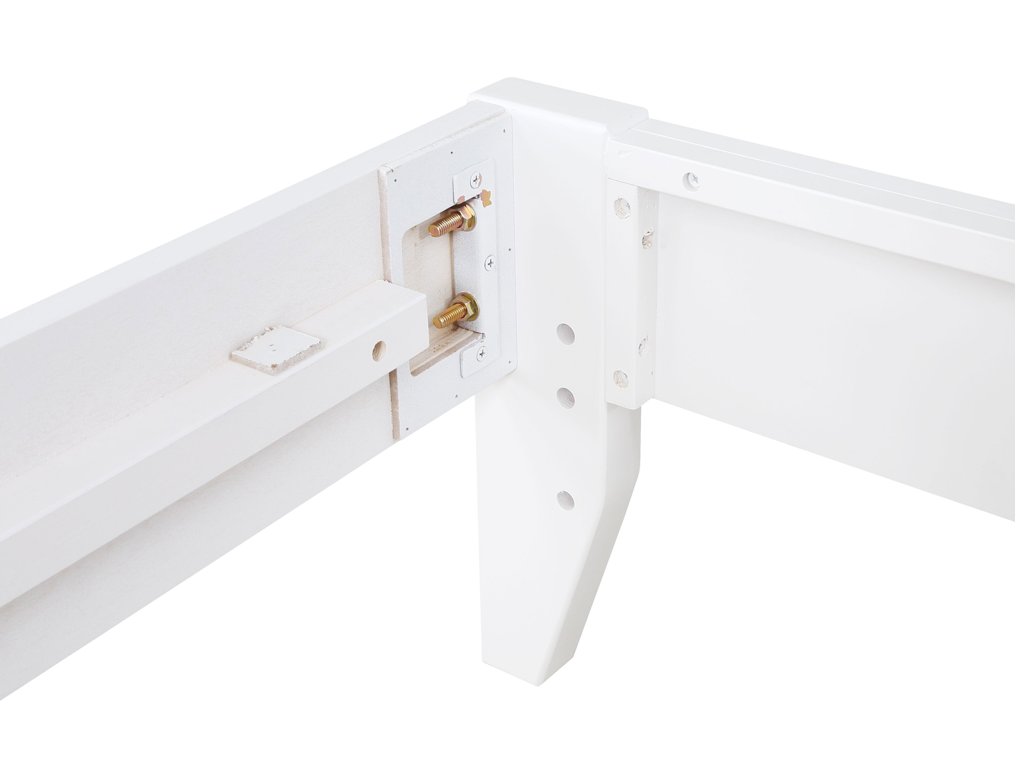 Hounslow Platform Bed White