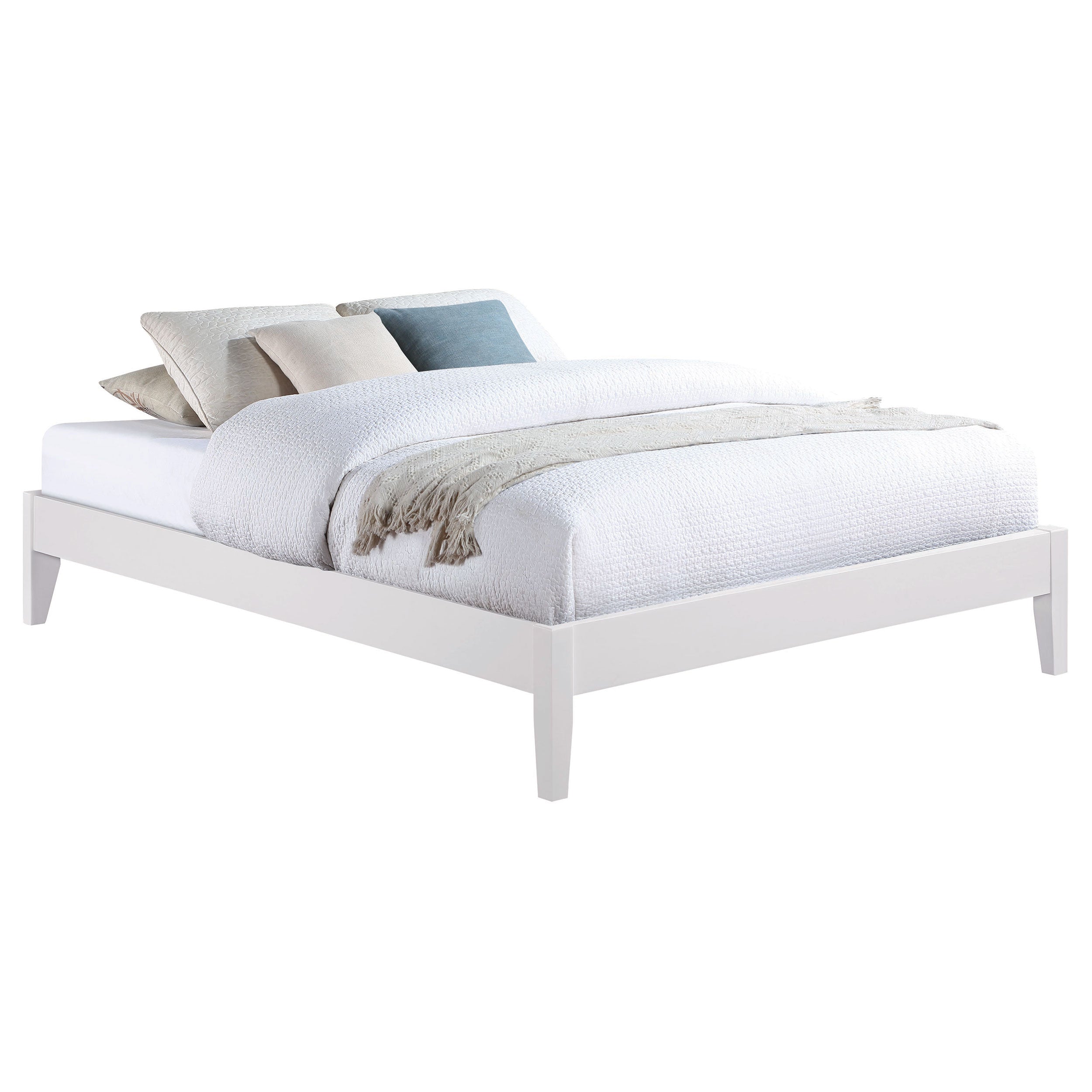 Hounslow Platform Bed White