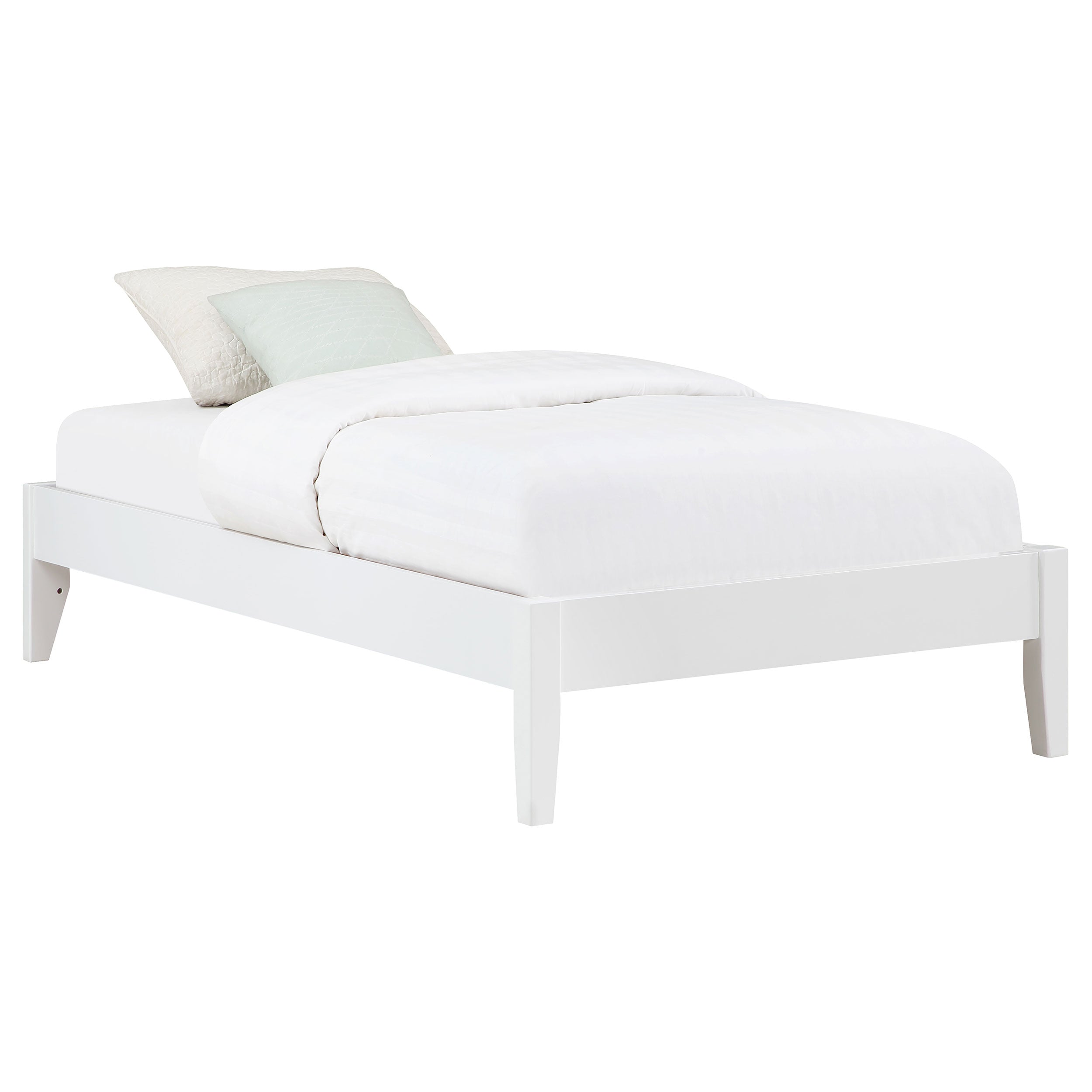 Hounslow Platform Bed White