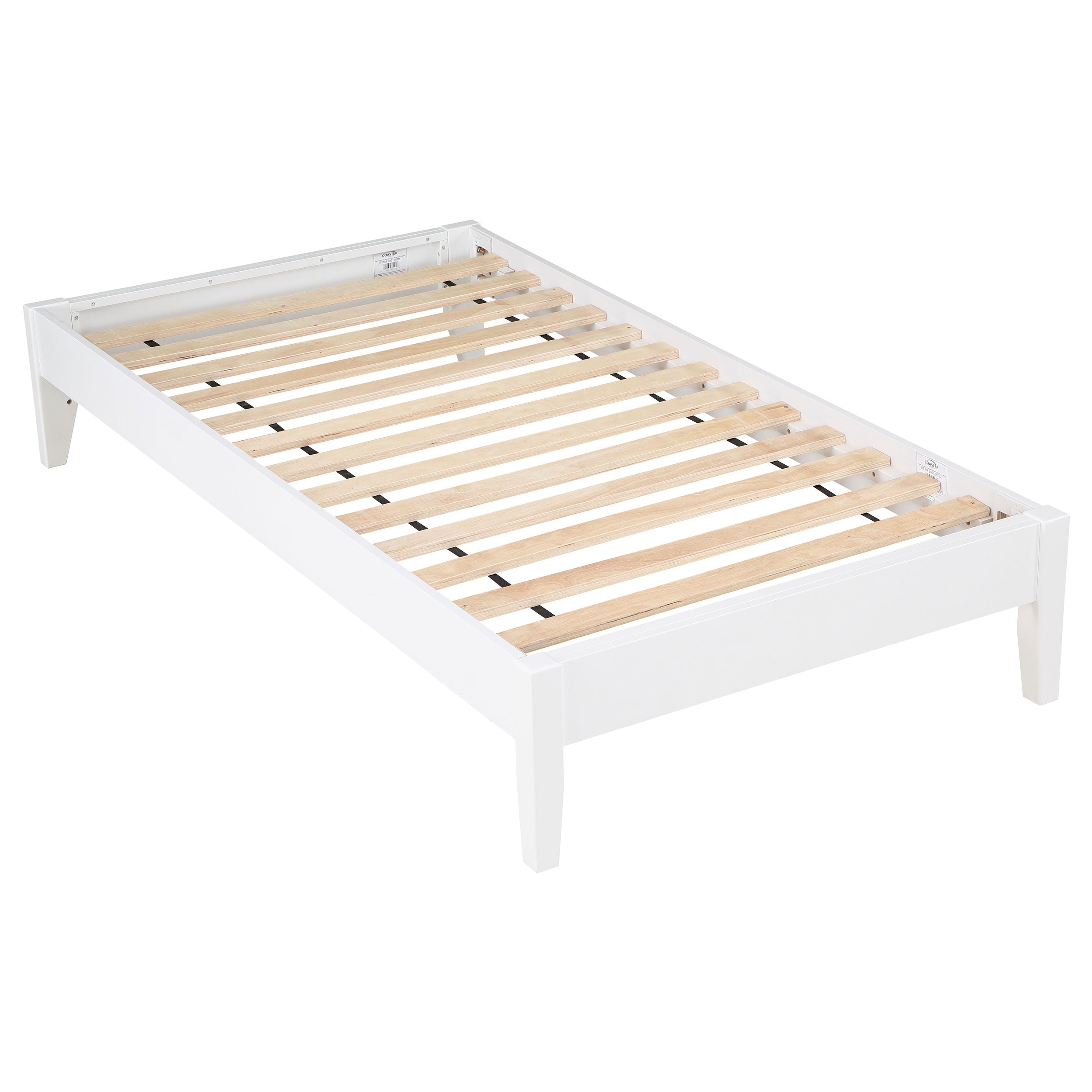 Hounslow Platform Bed White