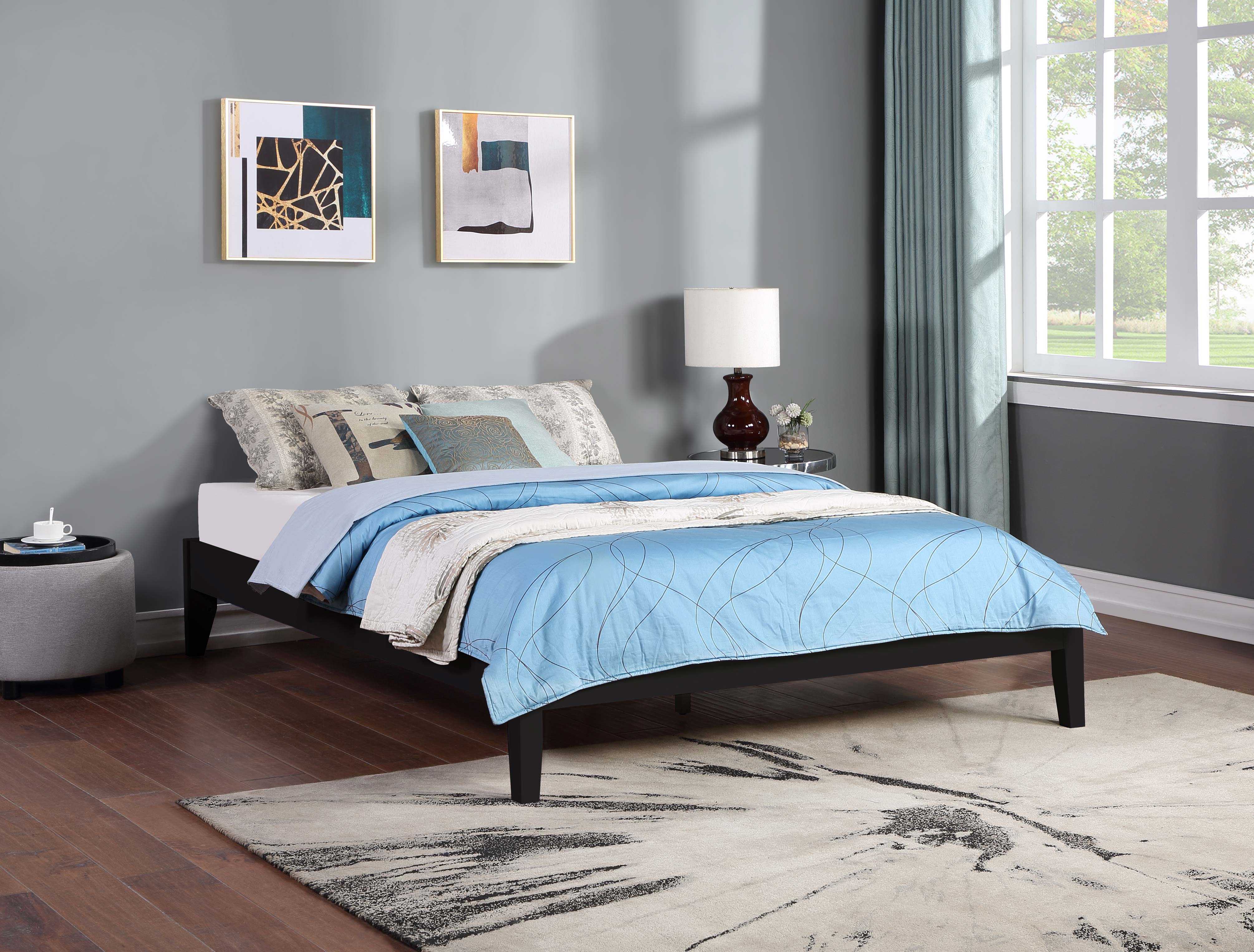 Hounslow Platform Bed Black