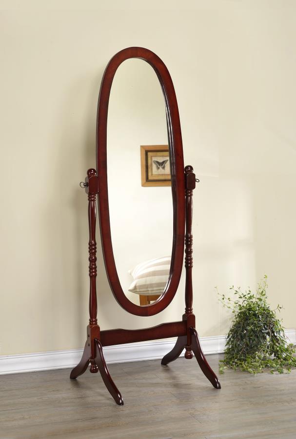 Foyet Wood Adjustable Full Length Cheval Mirror