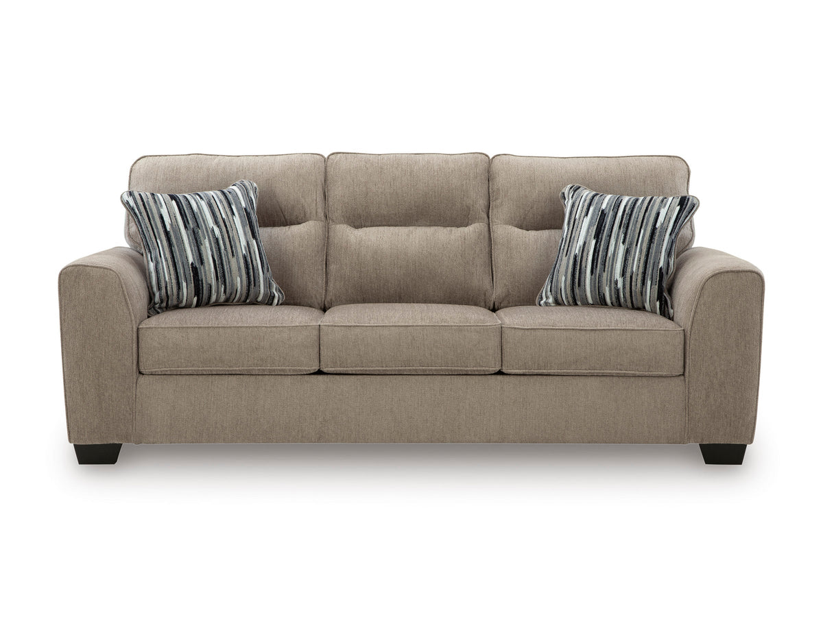 Olten Mocha Sofa & Loveseat Set