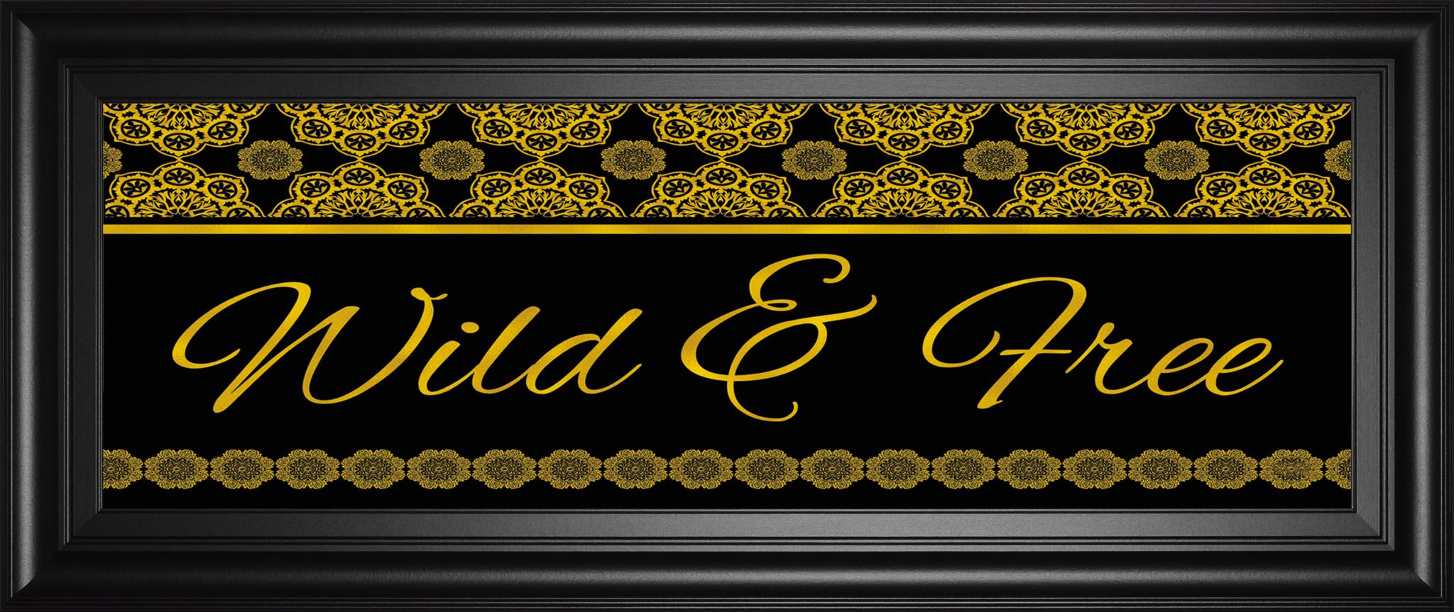 Wild & Free By Cindy Jacobs 18X42 Framed Print