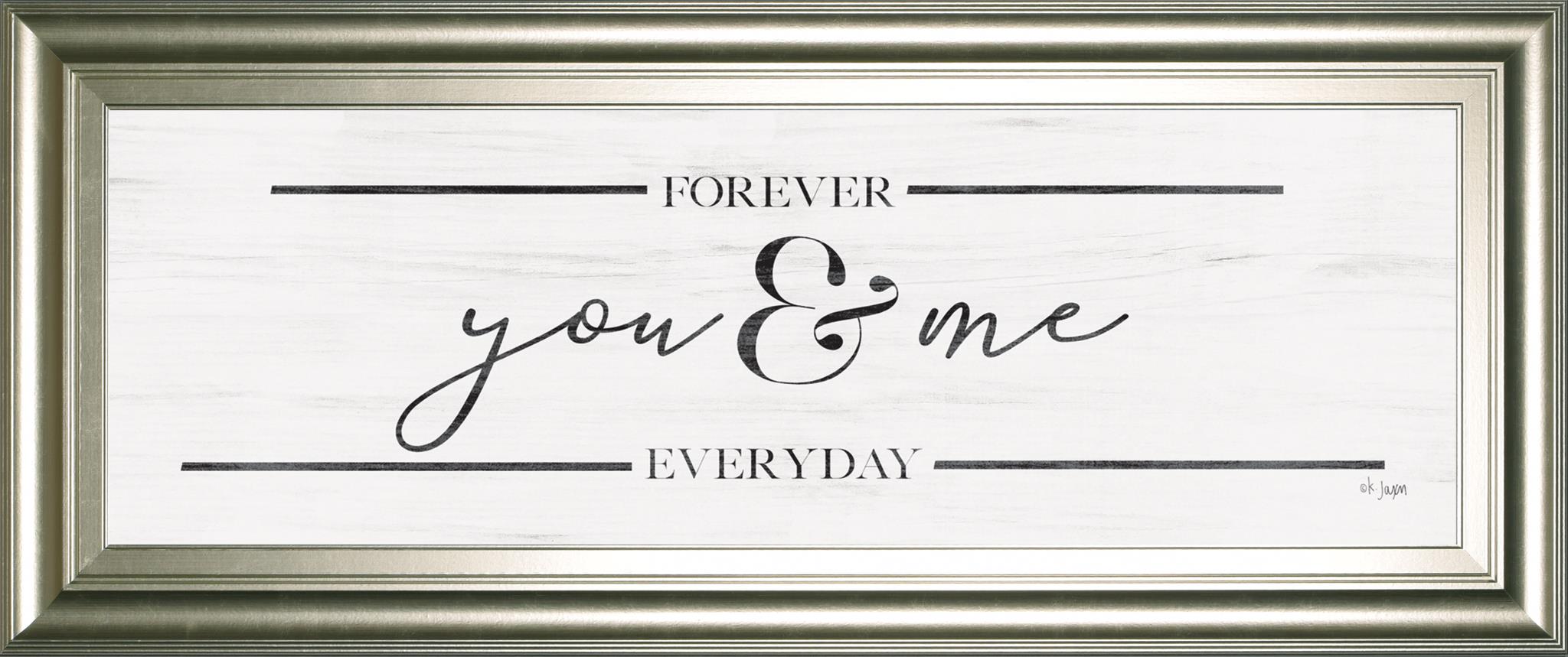 You & Me By Jaxn339B 18X42 Framed Print