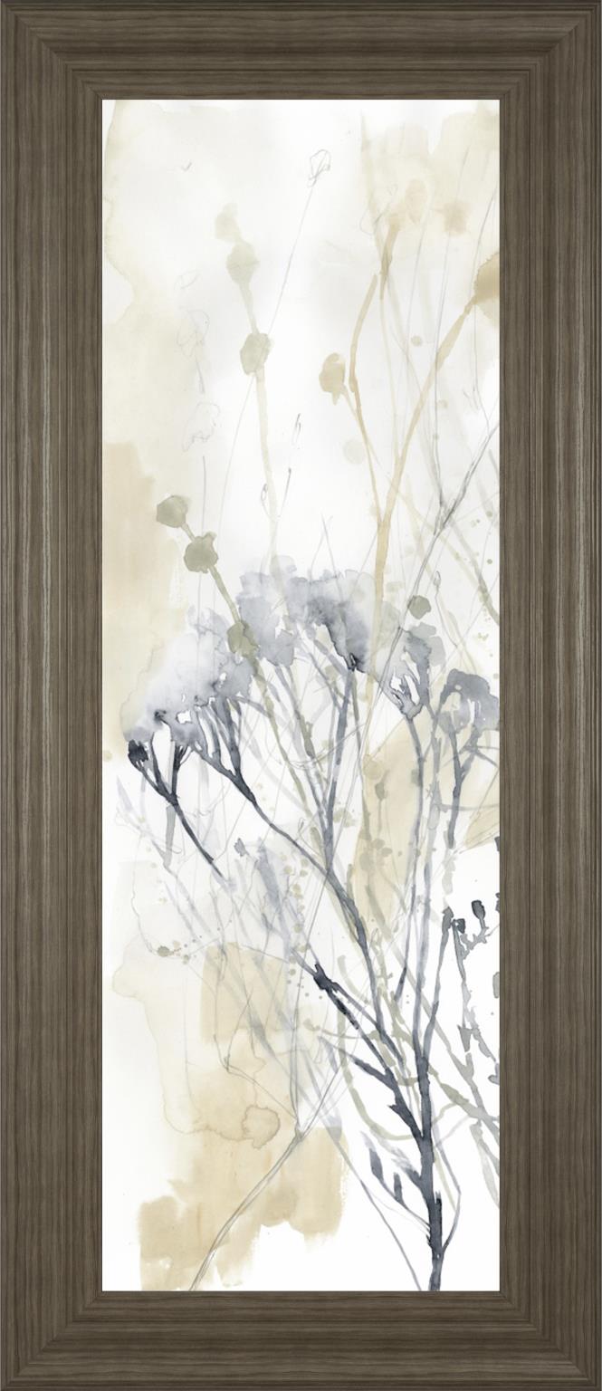 Wildflower Line Contour I By Jennifer Goldberger 18X42 Framed Print