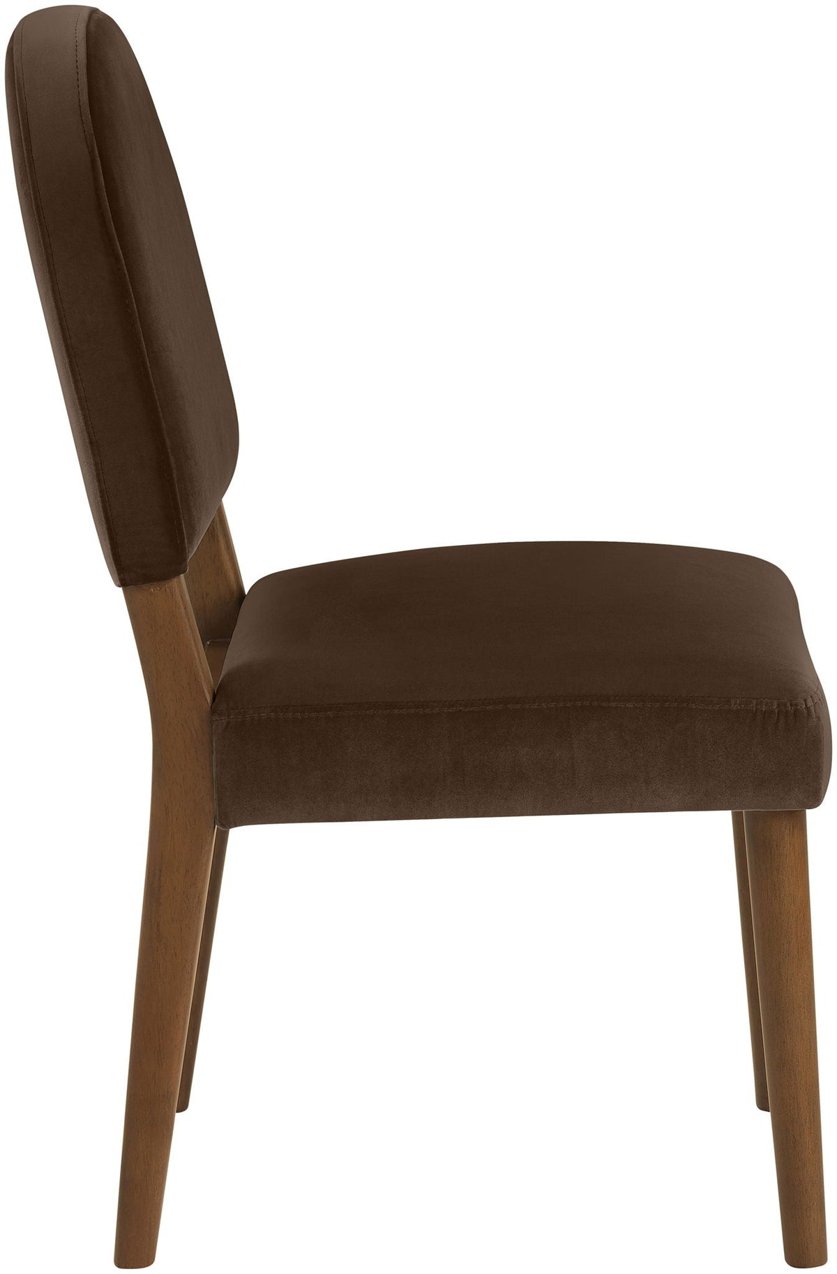 Varinelle - Velvet Dining Chair (Set of 2) with Walnut Frame
