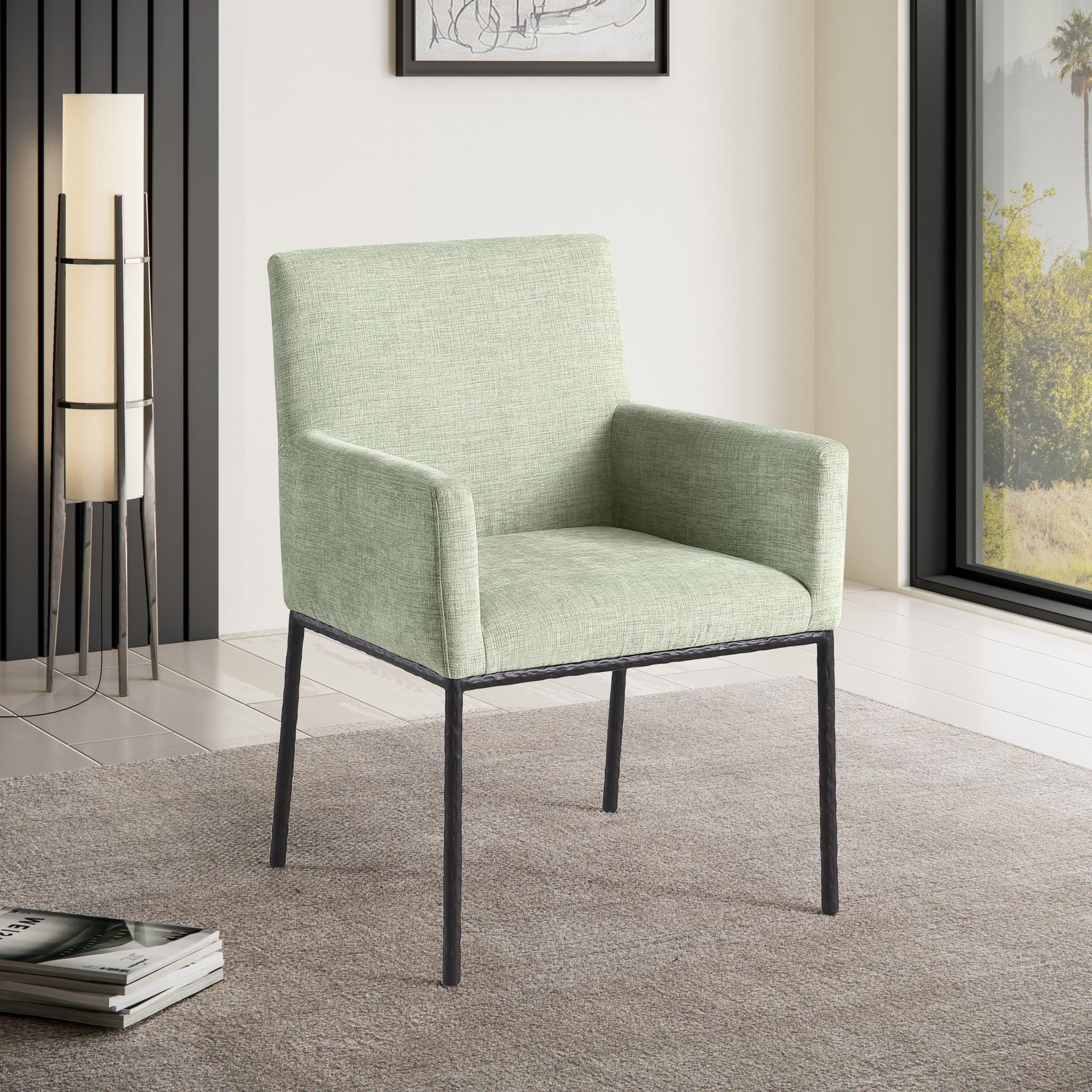 Reeves - Dining Chair With Black Legs (Set of 2)
