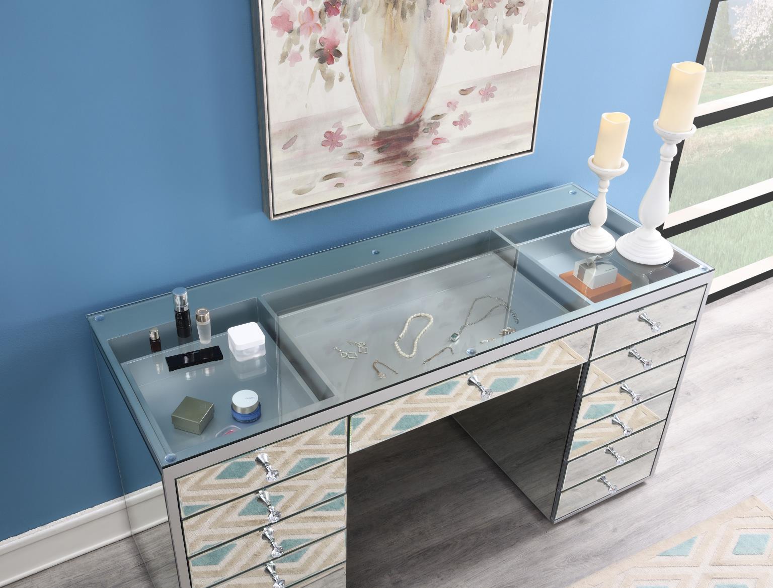 G-317 Glamour Vanity — 59-Inch Wide