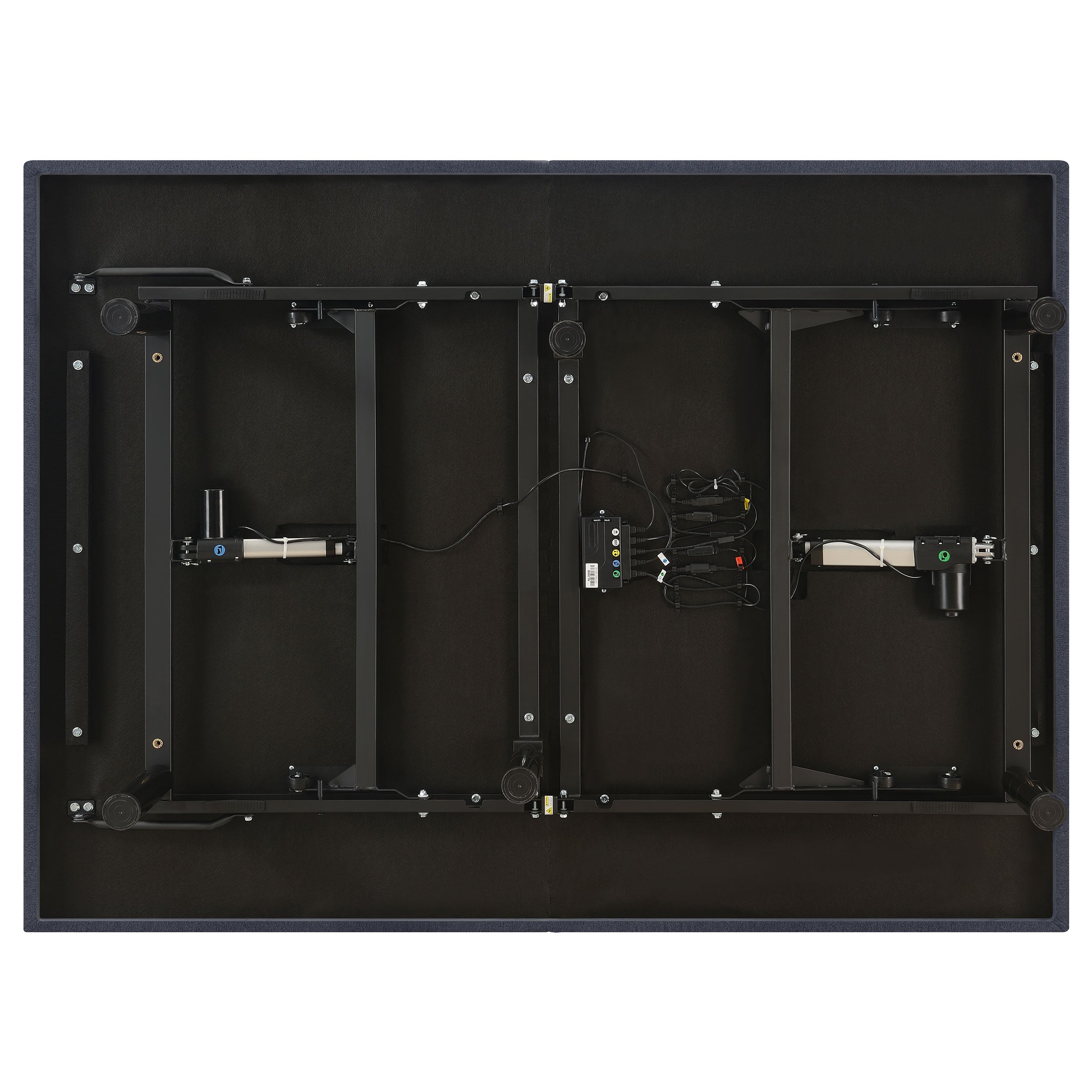 Clara Adjustable Bed Base Grey and Black