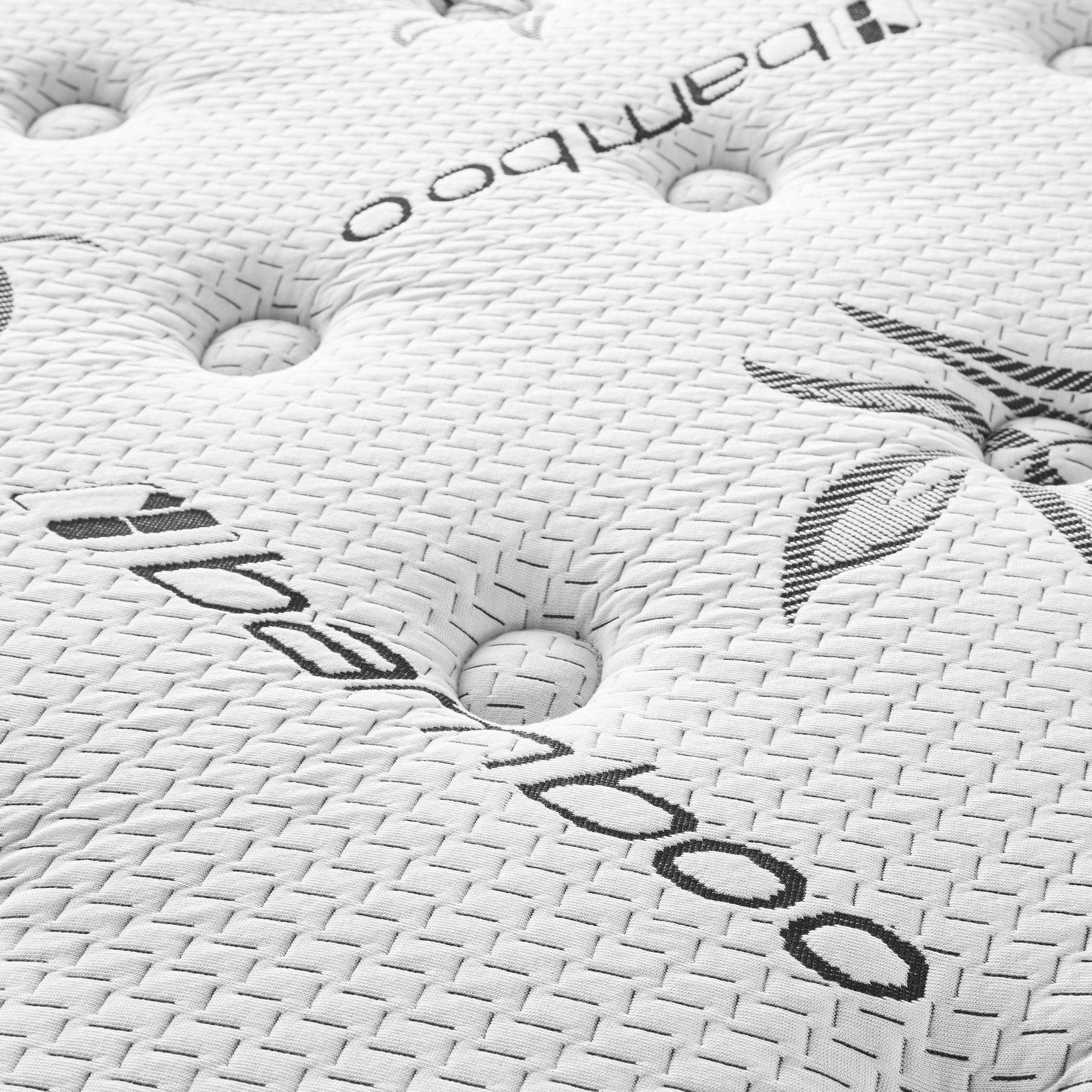 Sommet 13" Bamboo Euro Top Memory Foam Hybrid Mattress