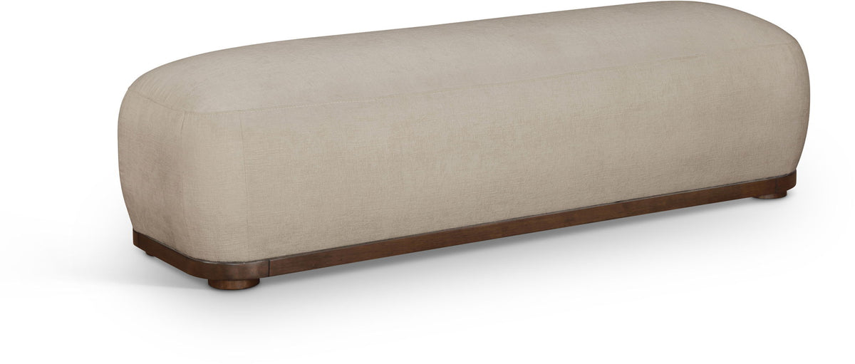 Calum - Bench with Dark Brown Frame
