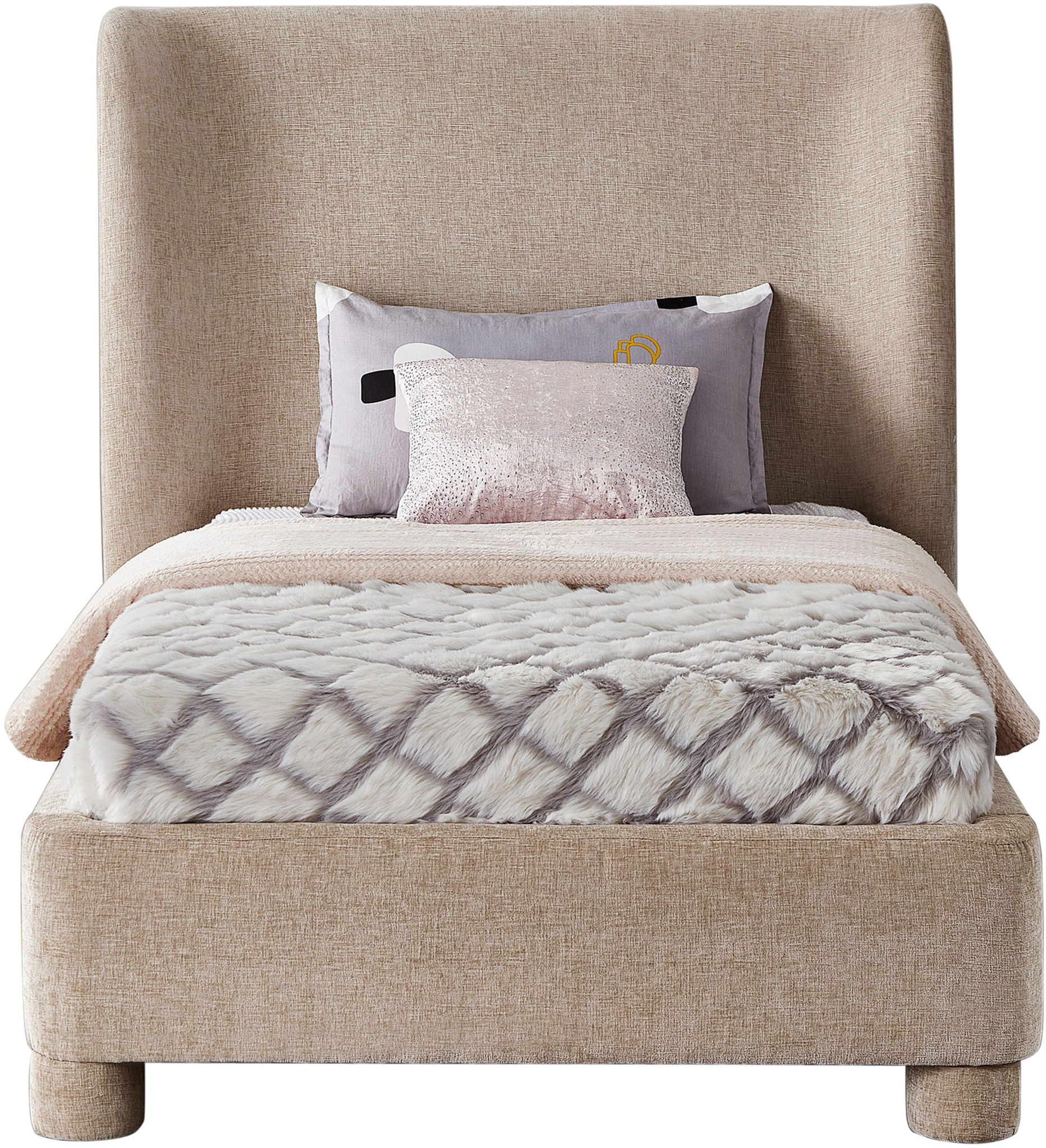 Penny - Chenille Fabric Bed