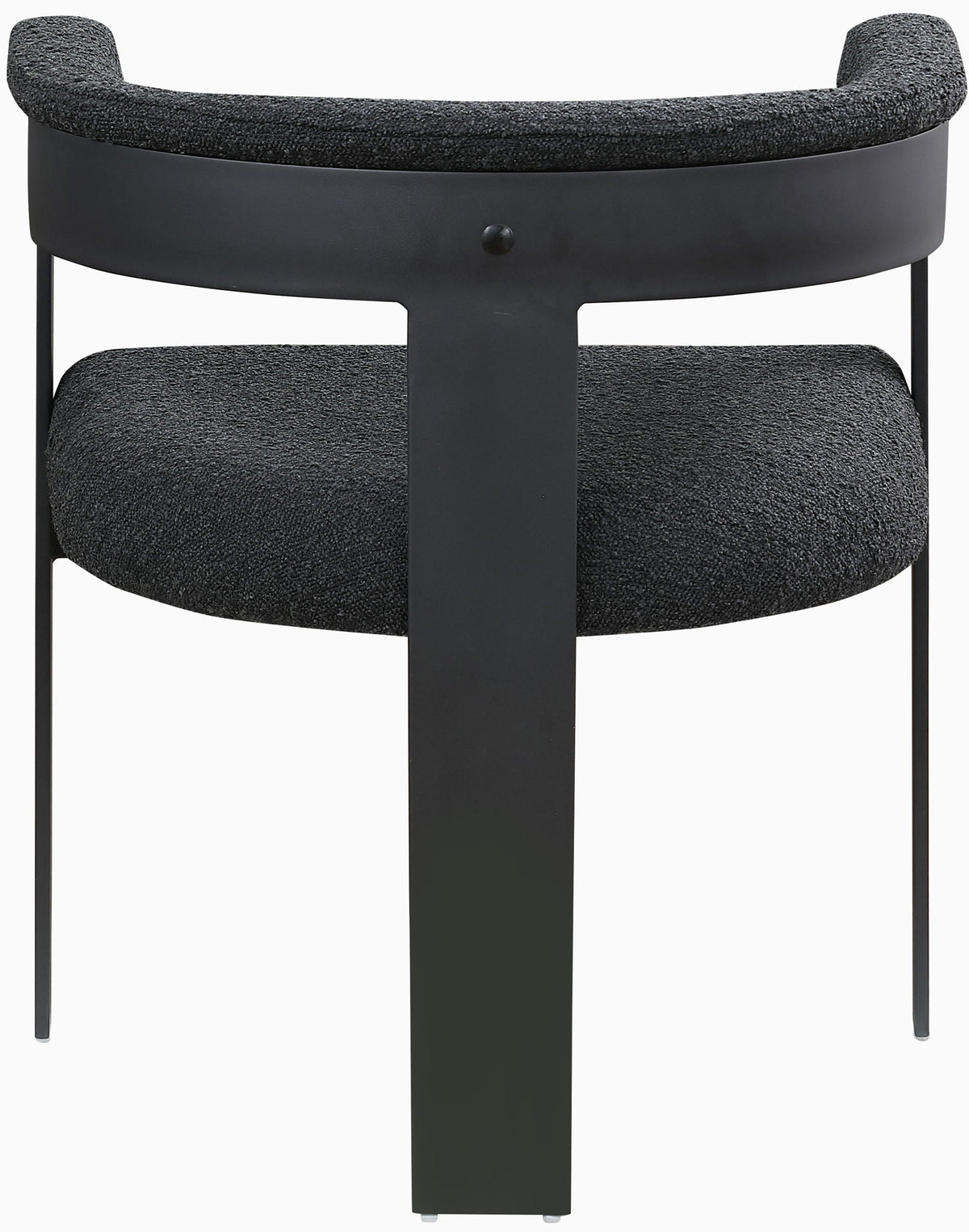 Romeo - Boucle Dining Chair (Set of 2) with Black Base