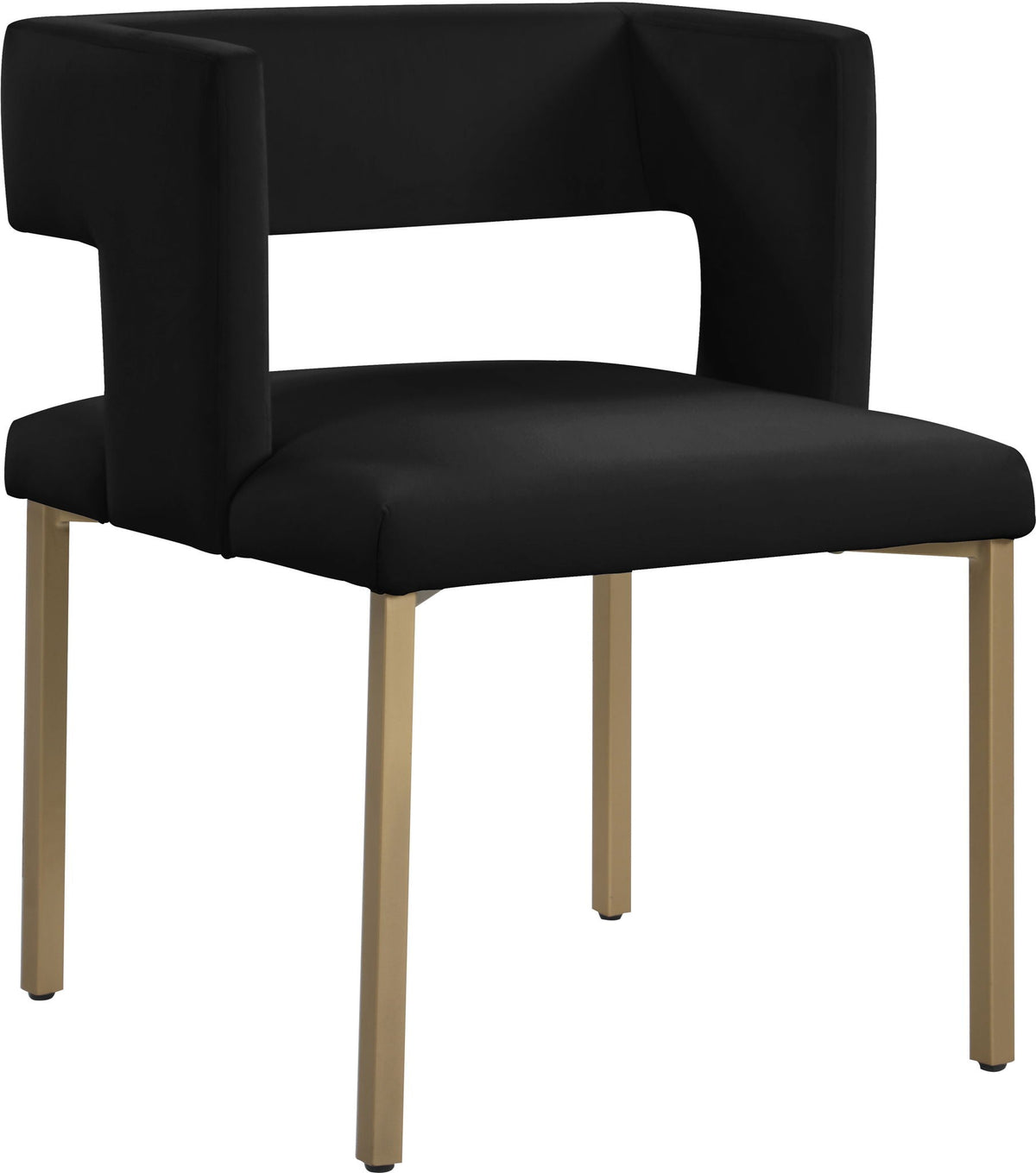 Caleb - Dining Chair (Set of 2) with Gold Legs