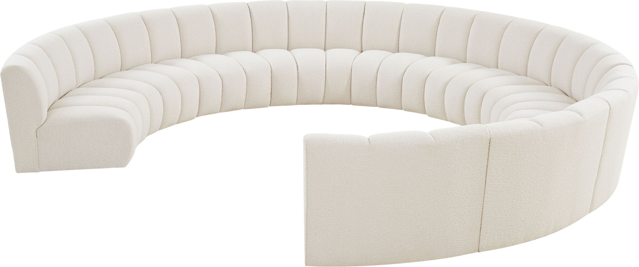 Infinity - 10 Piece Boucle Modular Sectional