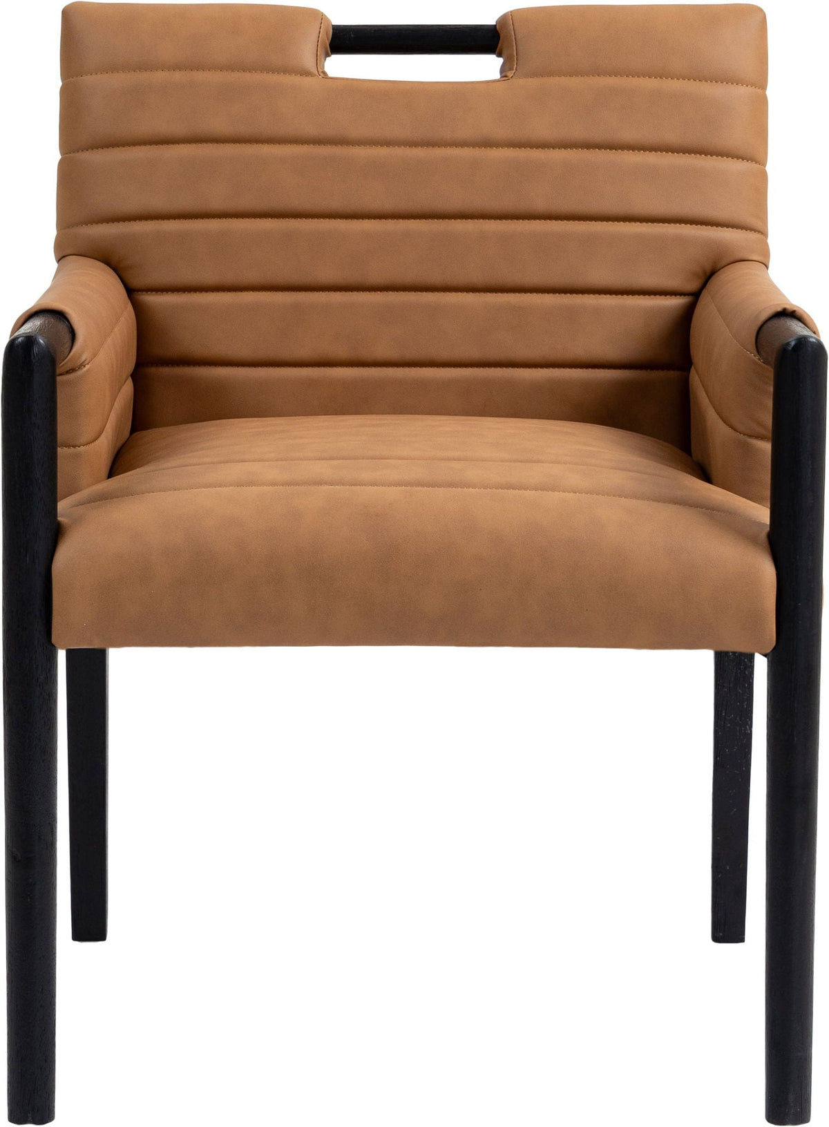 Aimee - Dining Arm Chair with Black Legs