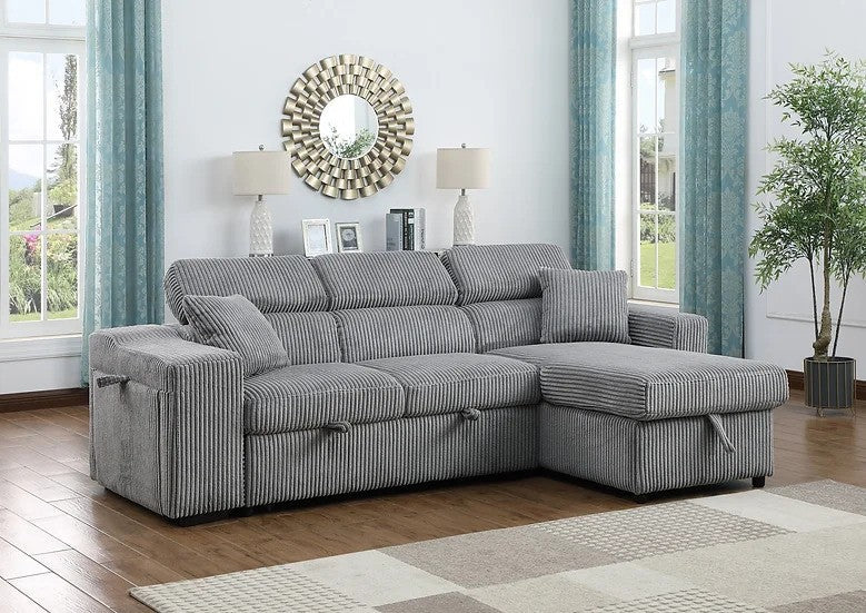 S8977 Bonaterra Reversible Sectional (Grey)