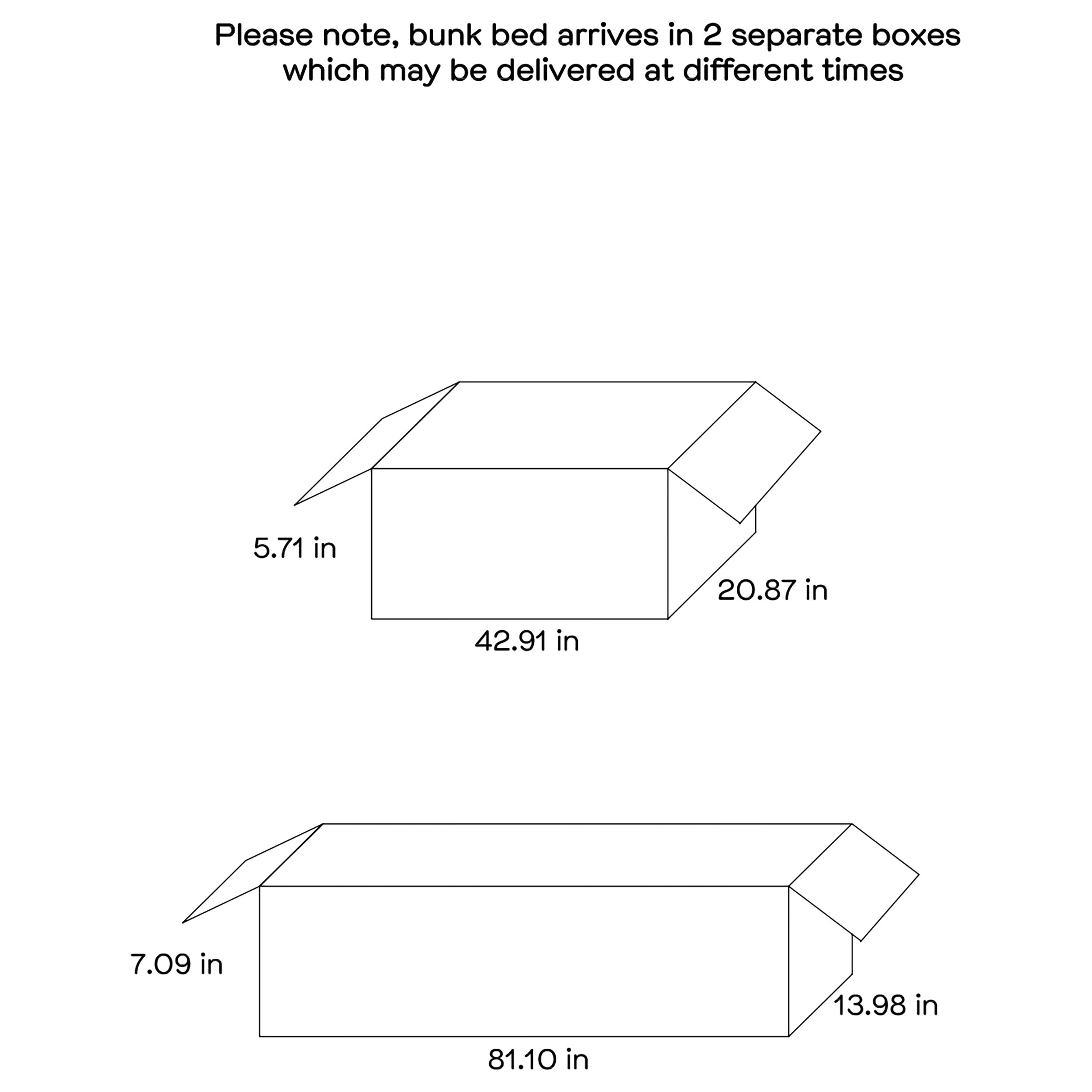 Ryder Wood Twin Over Twin Bunk Bed Weathered Taupe