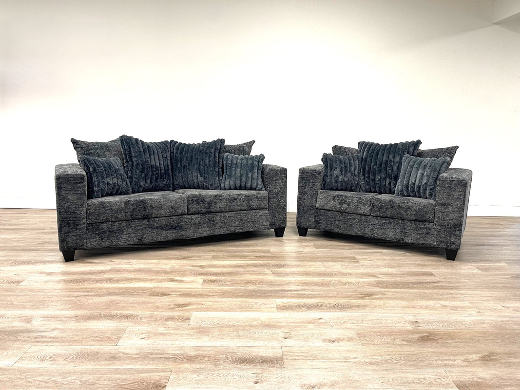 410 Sofa & Loveseat Set — 2-Piece Living Room Set, 2 Colors