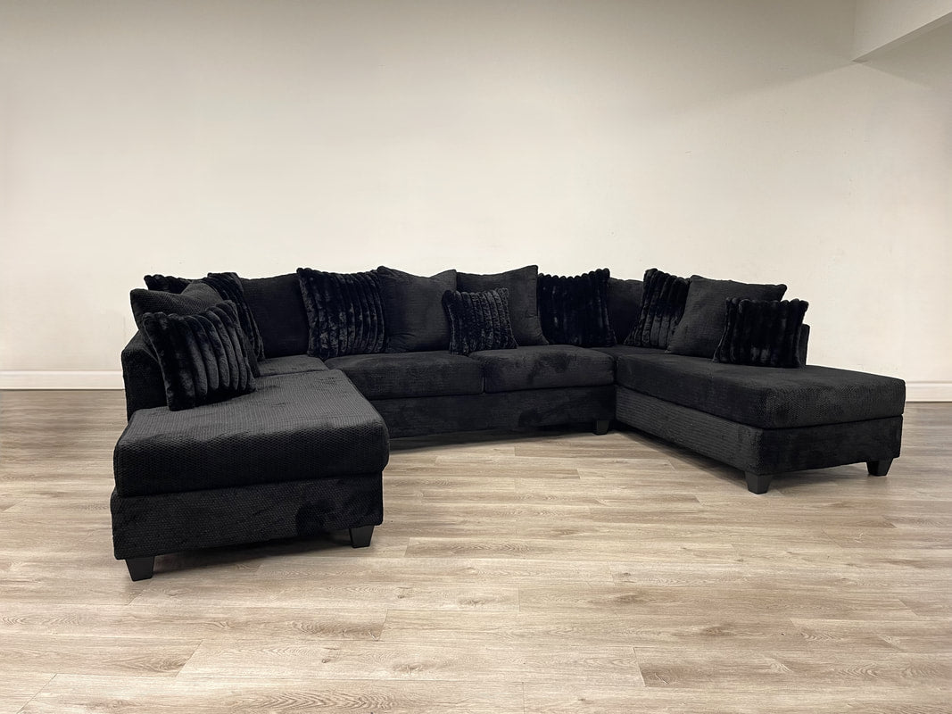 411 Double Chaise Sectional — 3 Colorways