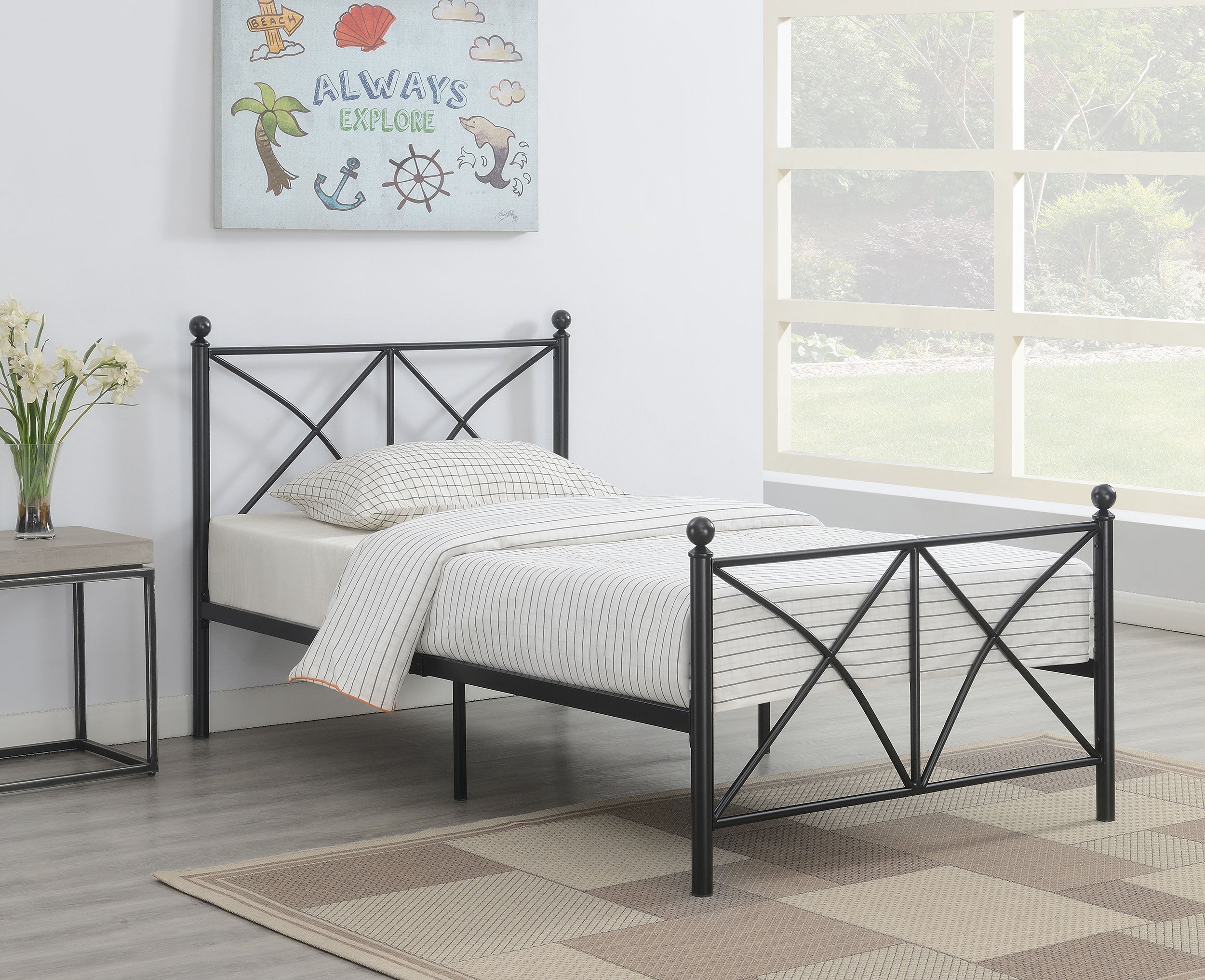 Hart Platform Bed Black