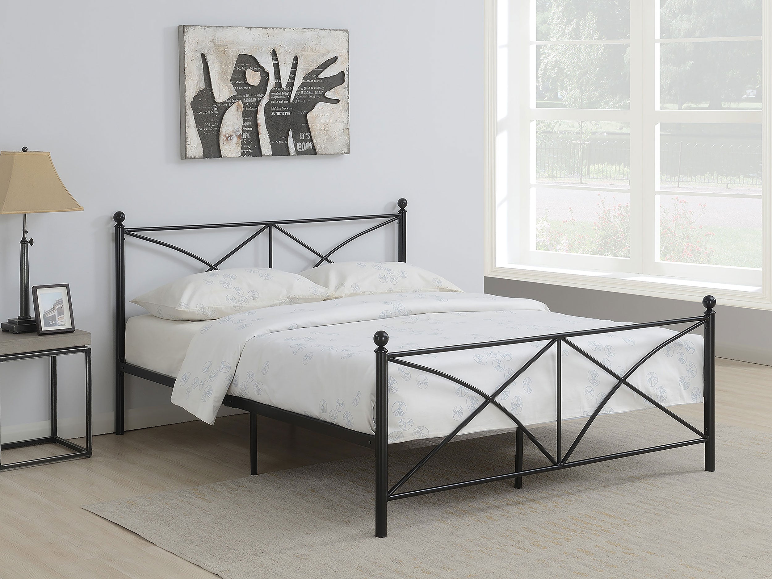 Hart Platform Bed Black