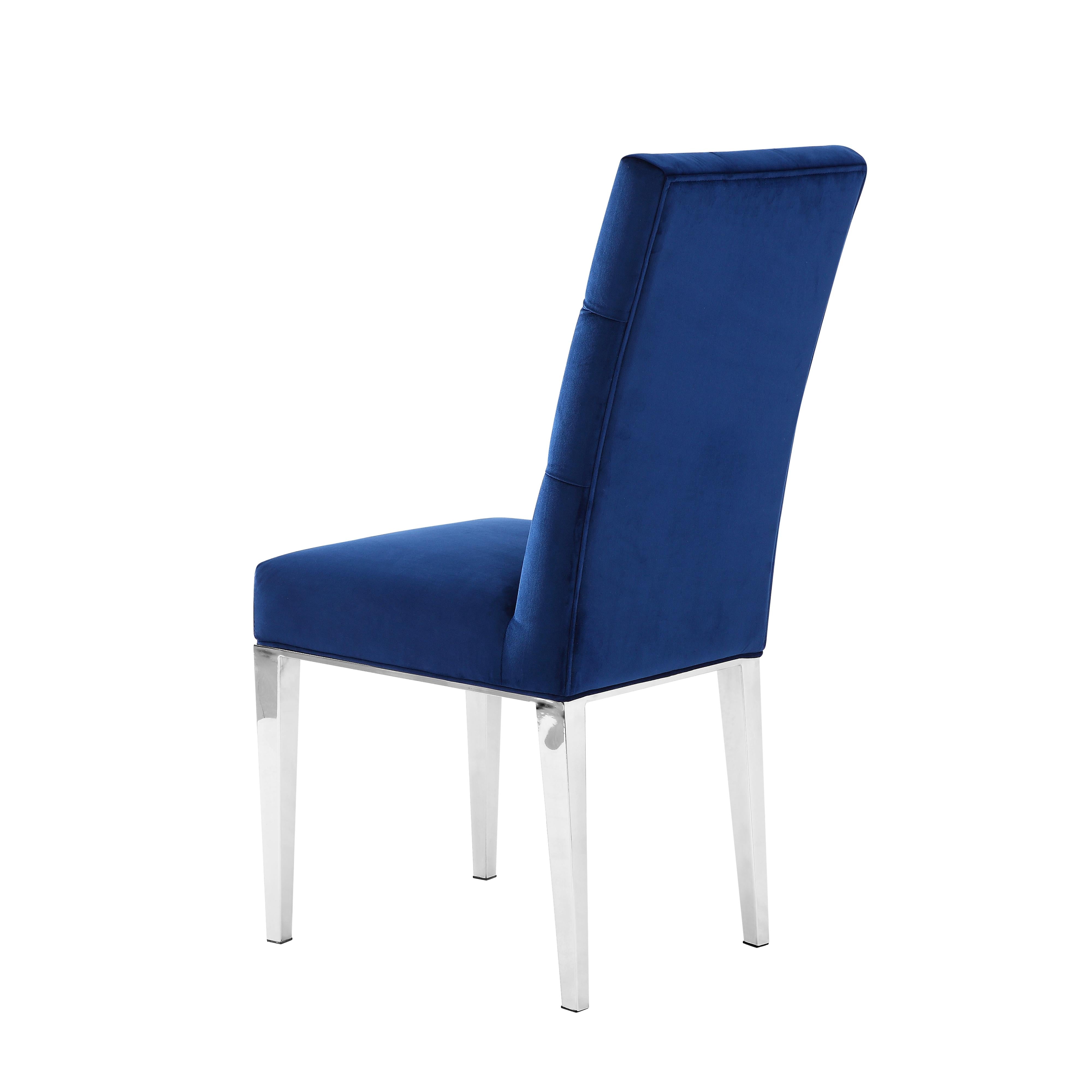 Meridian Juno Navy Velvet Dining Chair
