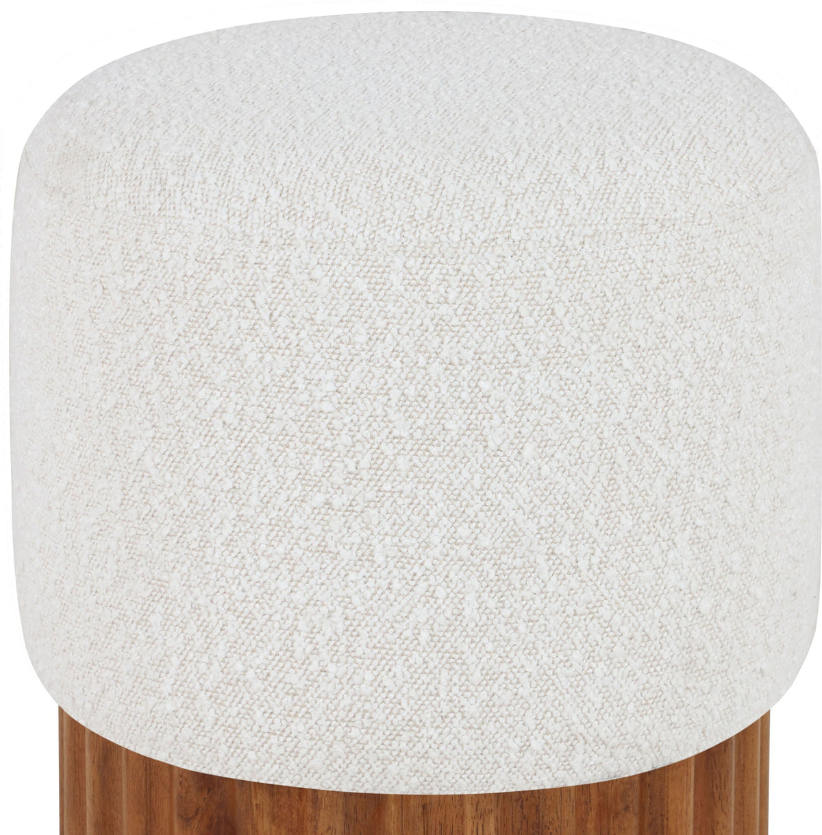 Veranda - Ottoman / Stool with Brown Base