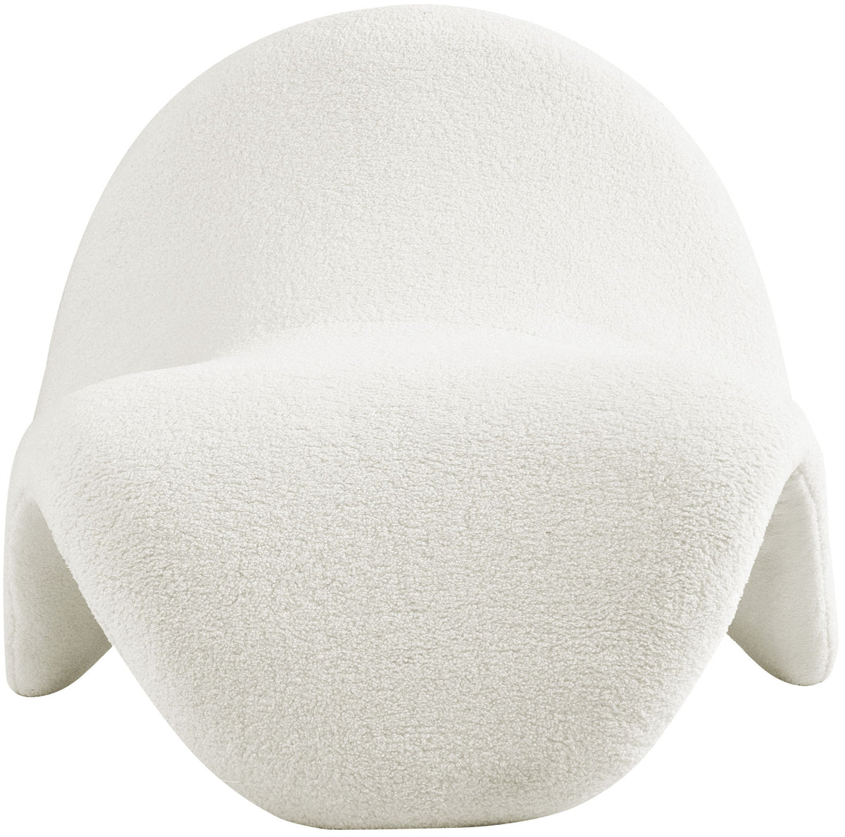 Theodore Faux Shearling Accent Chair — Black or Cream