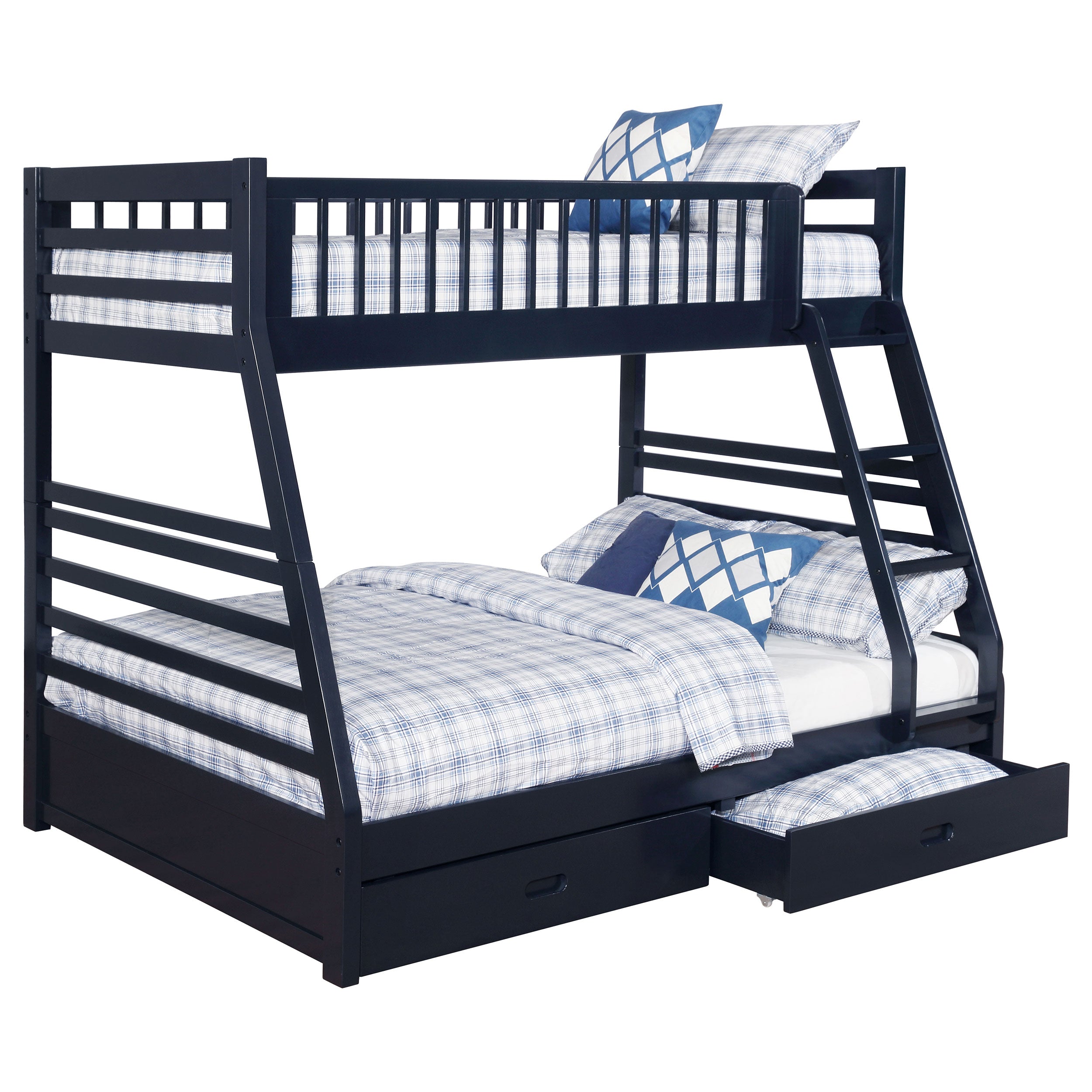 Ashton 2-drawer Wood Twin Over Full Bunk Bed