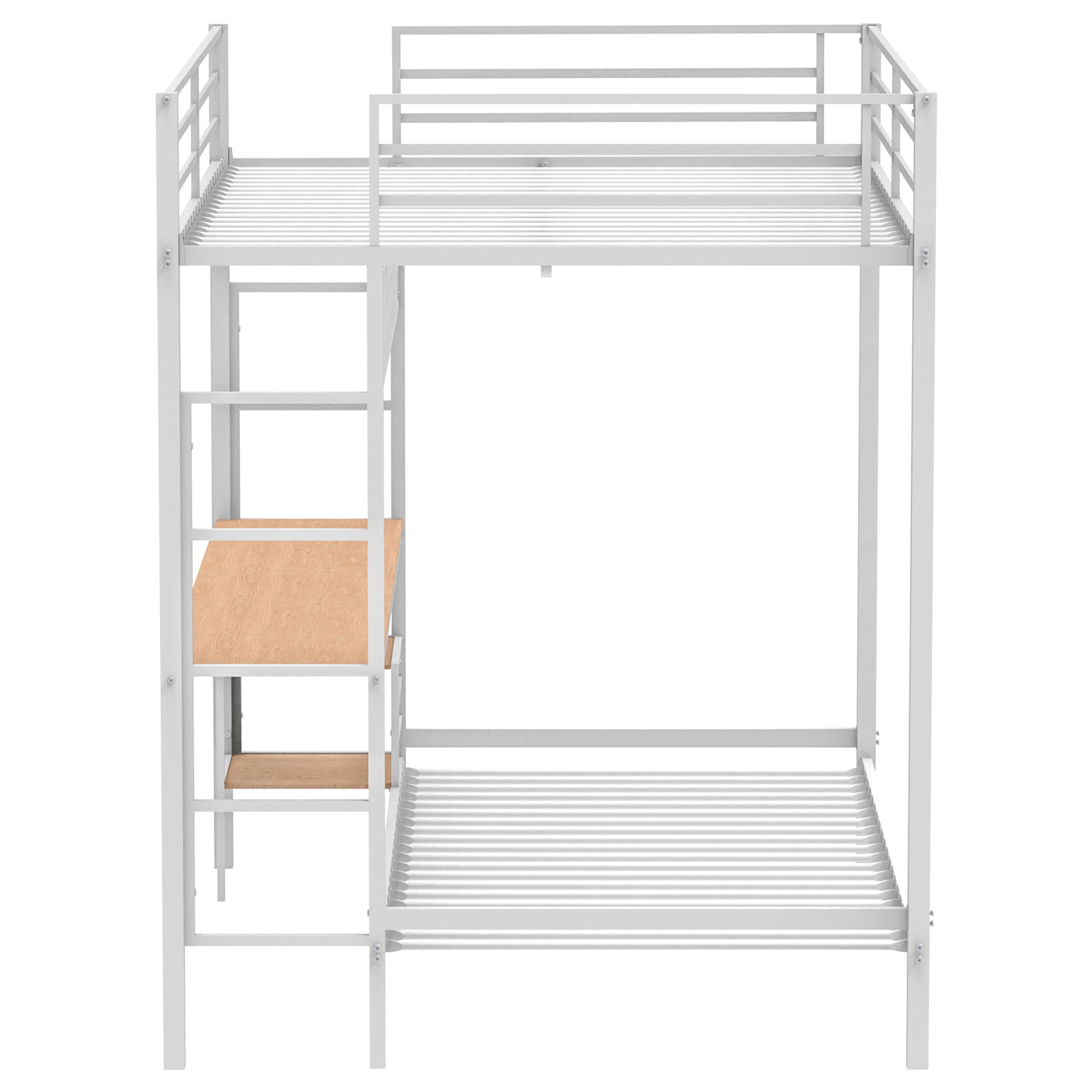 Campus Workstation Bunk Bed Matte Black