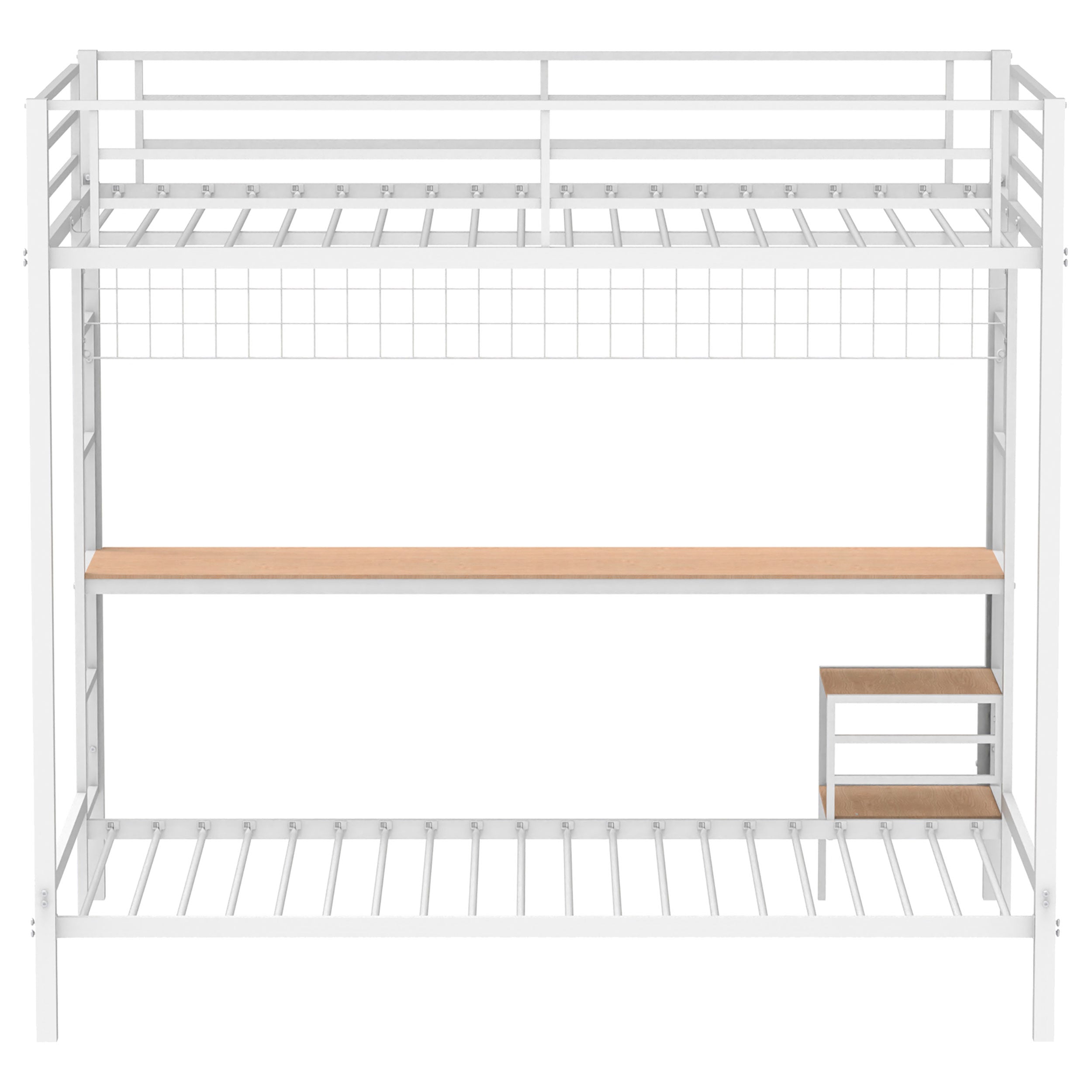 Campus Workstation Bunk Bed Matte Black
