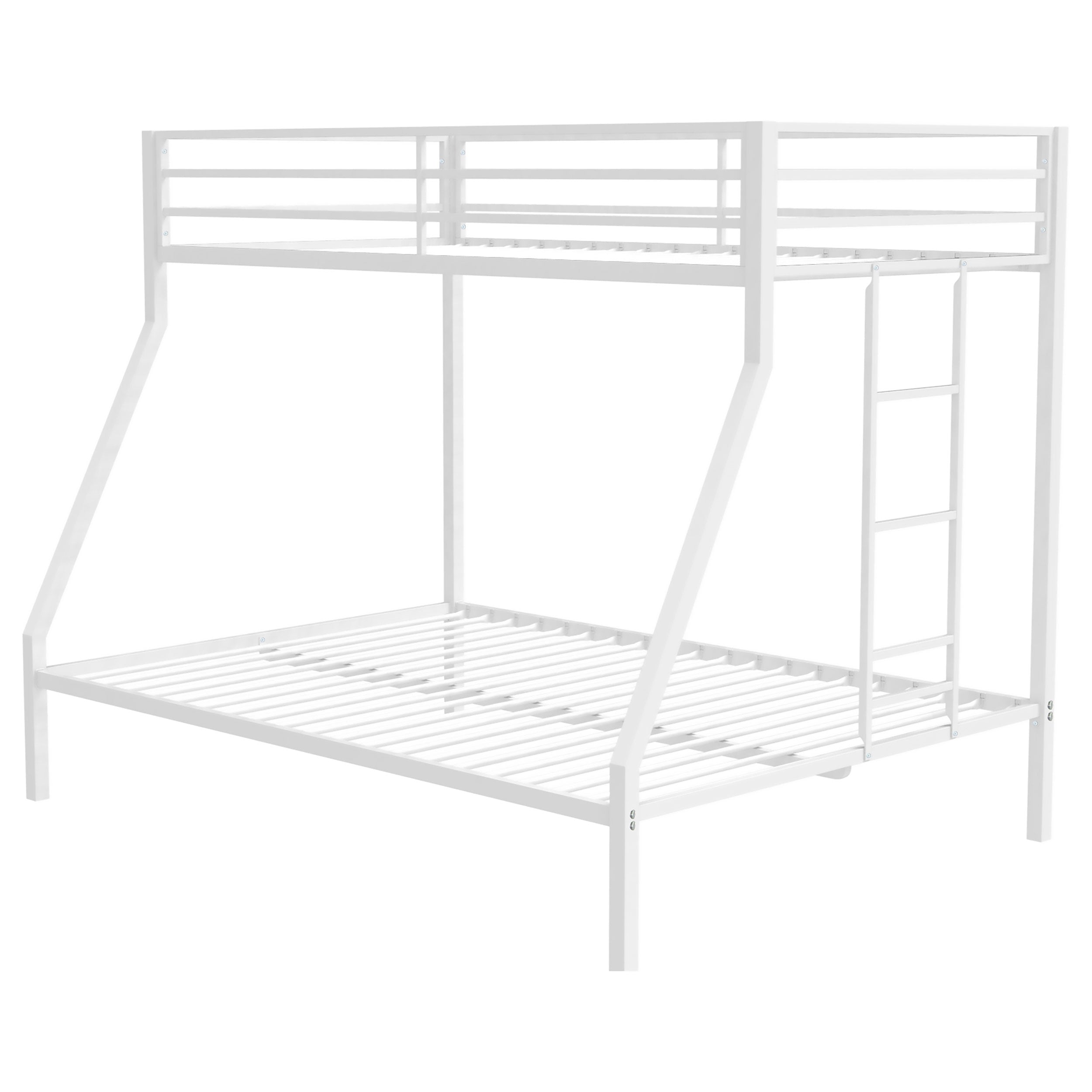 Alevera Metal Twin Over Twin Bunk Bed with Ladder
