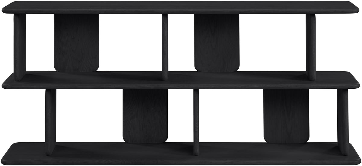 Nexa Oak Veneer Media Console — Black, Brown or Natural