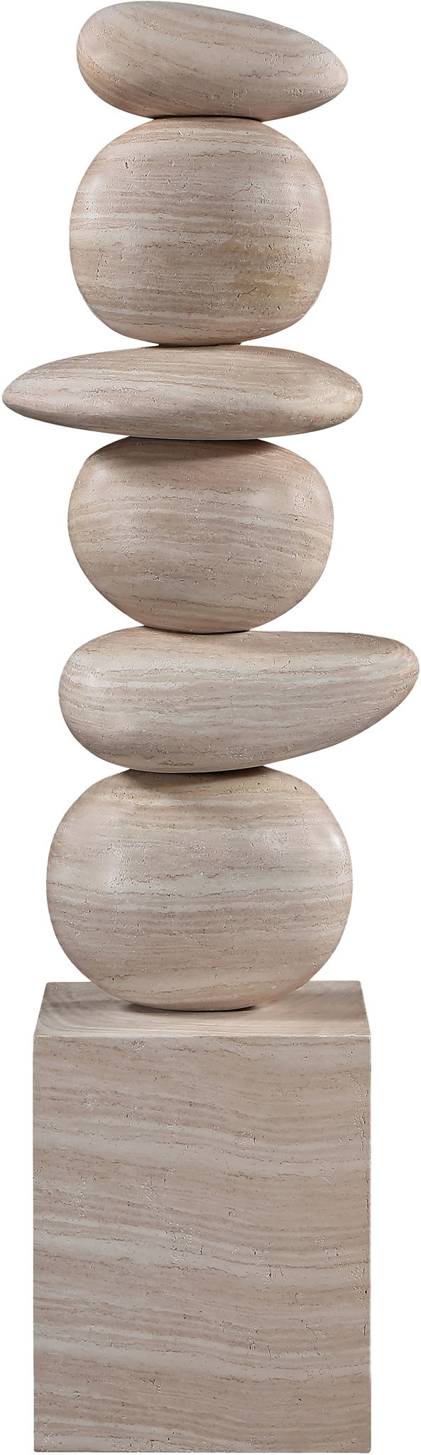 Torix Concrete Floor Sculpture — Cream or Travertine