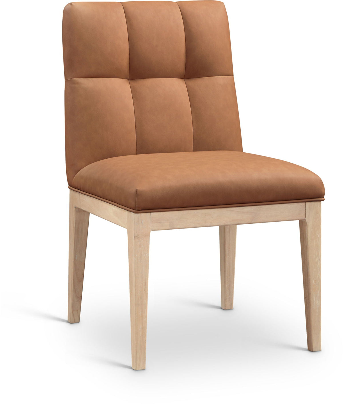 Adrian - Dining Side Chair (Set of 2) with Light Brown Legs