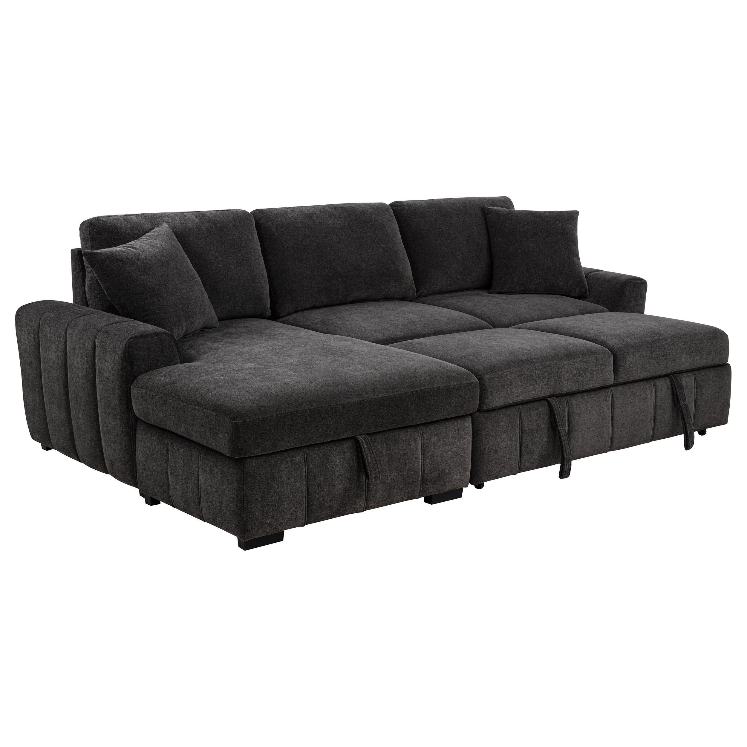 Pastrana Upholstered Sleeper Sectional Sofa RAF Chaise