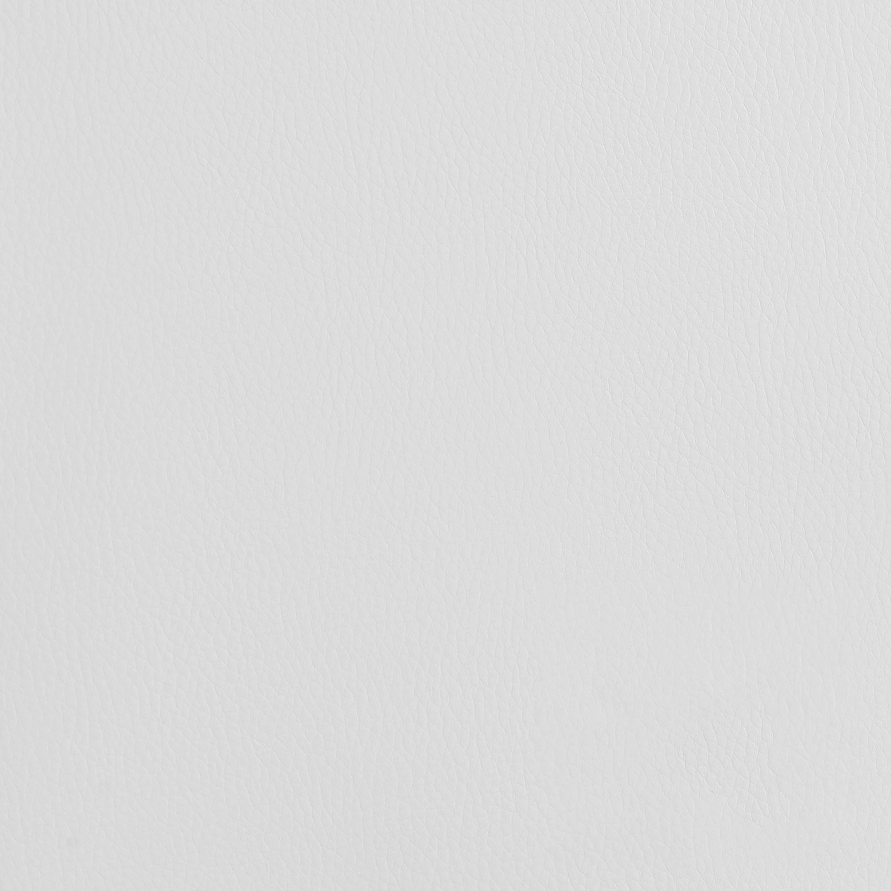 Bowman Round Upholstered Ottoman White