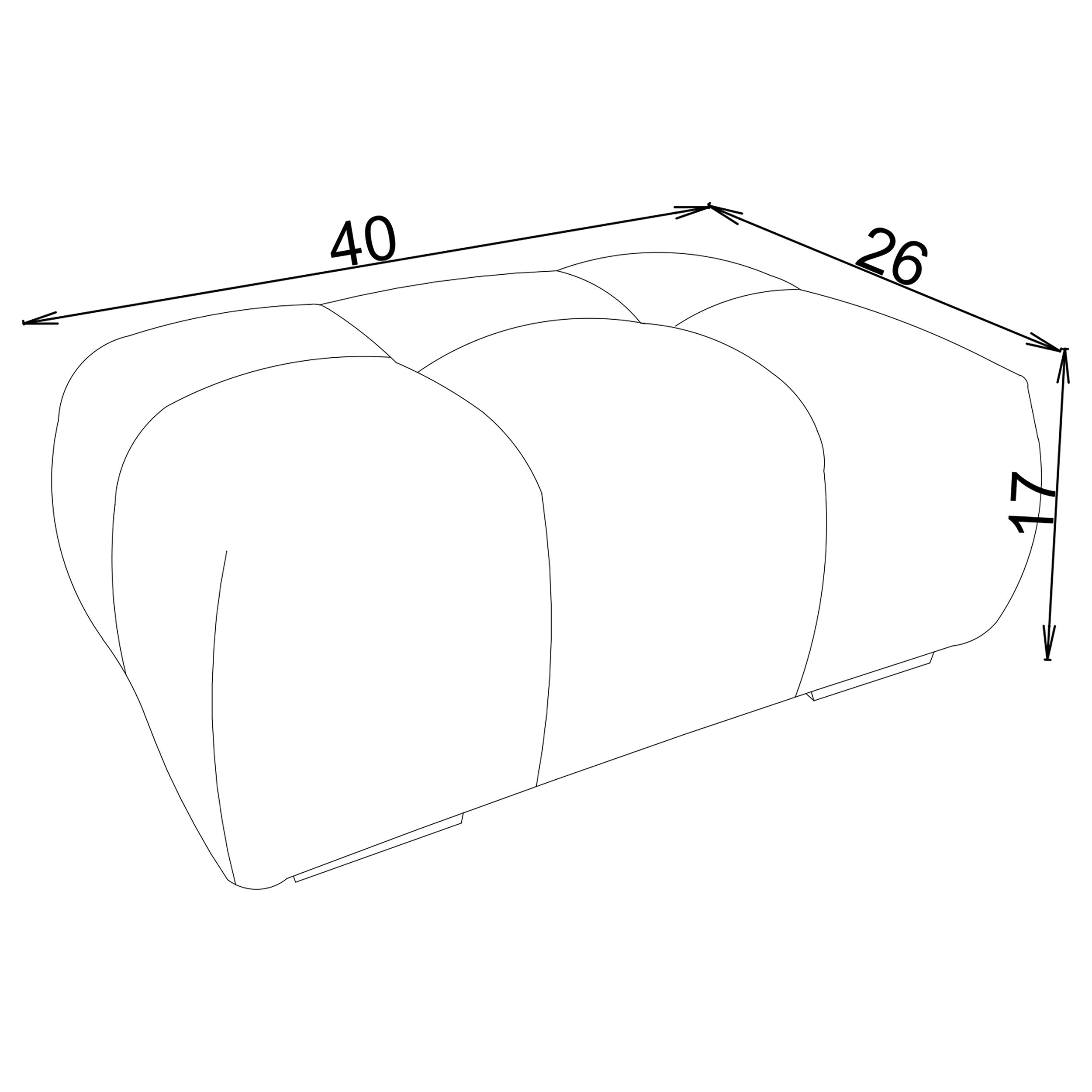 Camacho Rectangular Upholstered Tufted Ottoman